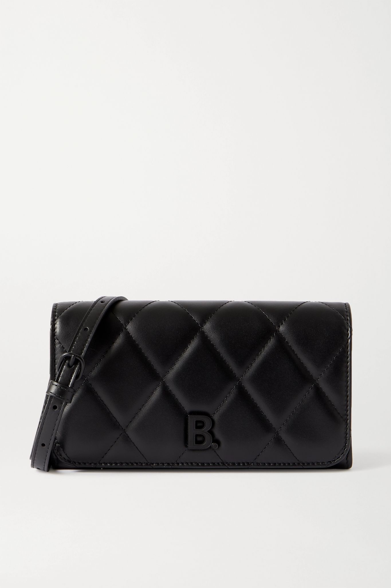 Touch quilted leather shoulder bag - 1