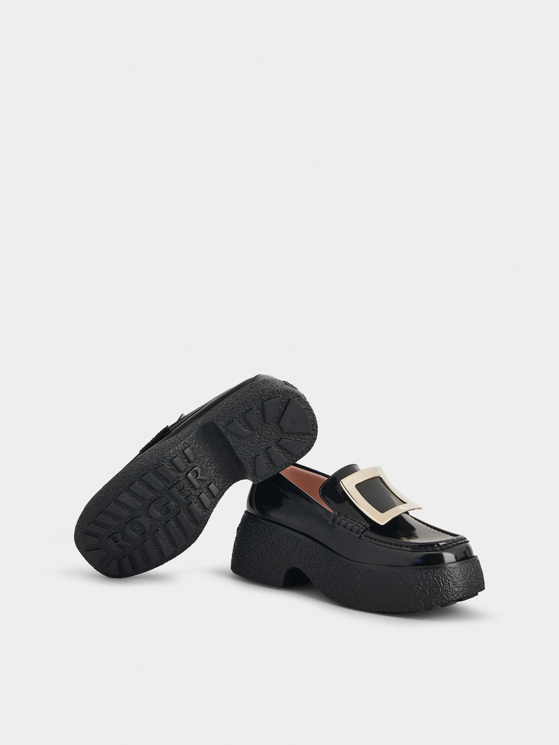 Viv' Rangers Metal Buckle Flatform Loafers 6