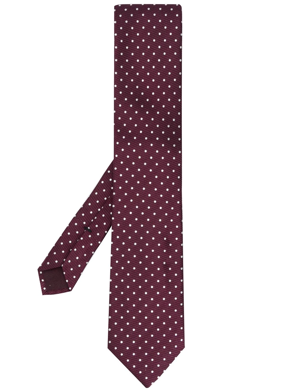 polka dot jacquard tie - 1