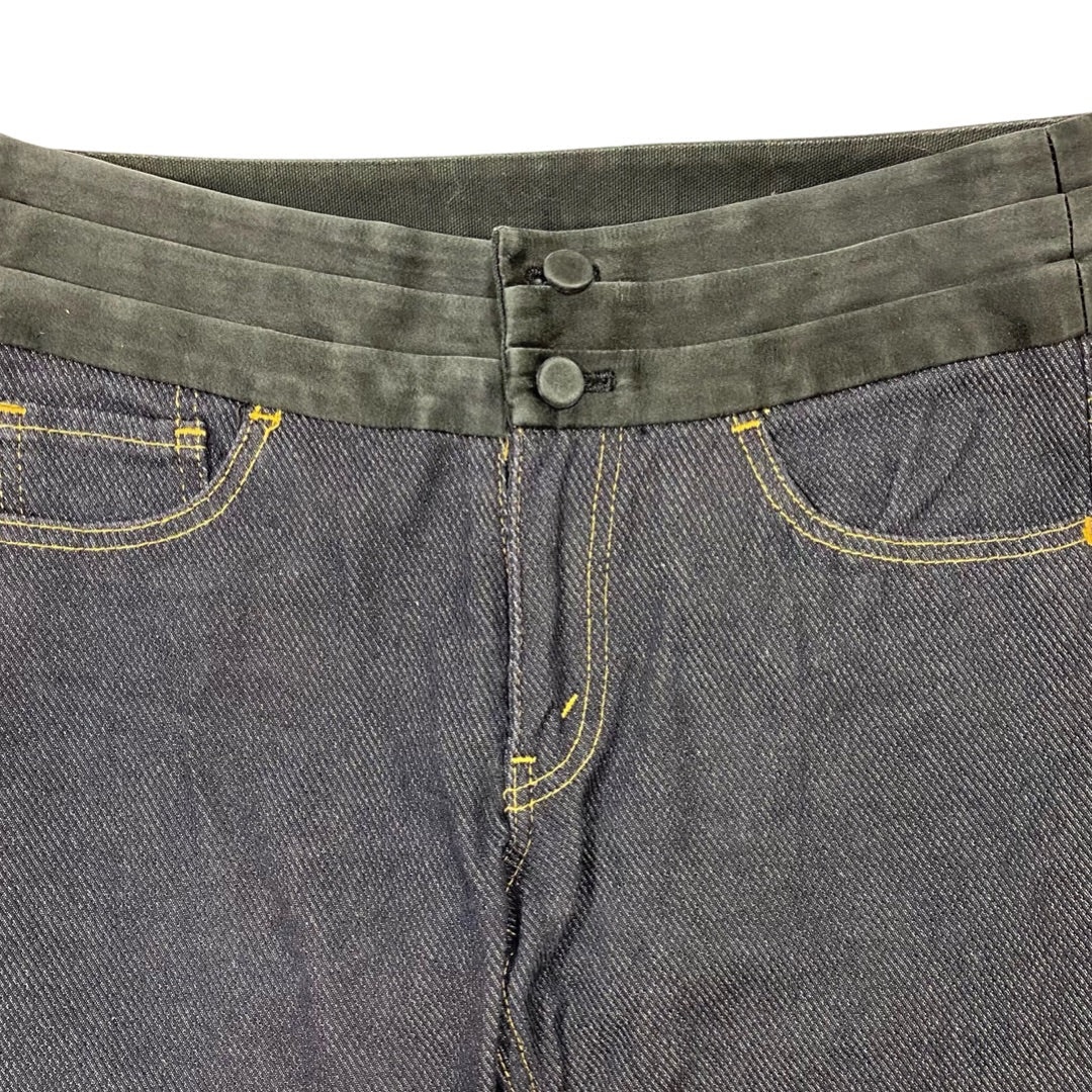 Final Blow - Junya Watanabe Velour Cummerbund Denim Sz Small - 2