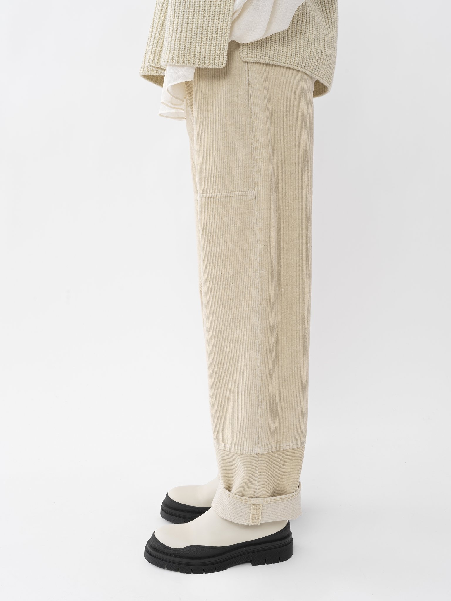 CORDUROY CARGO TROUSERS - 6