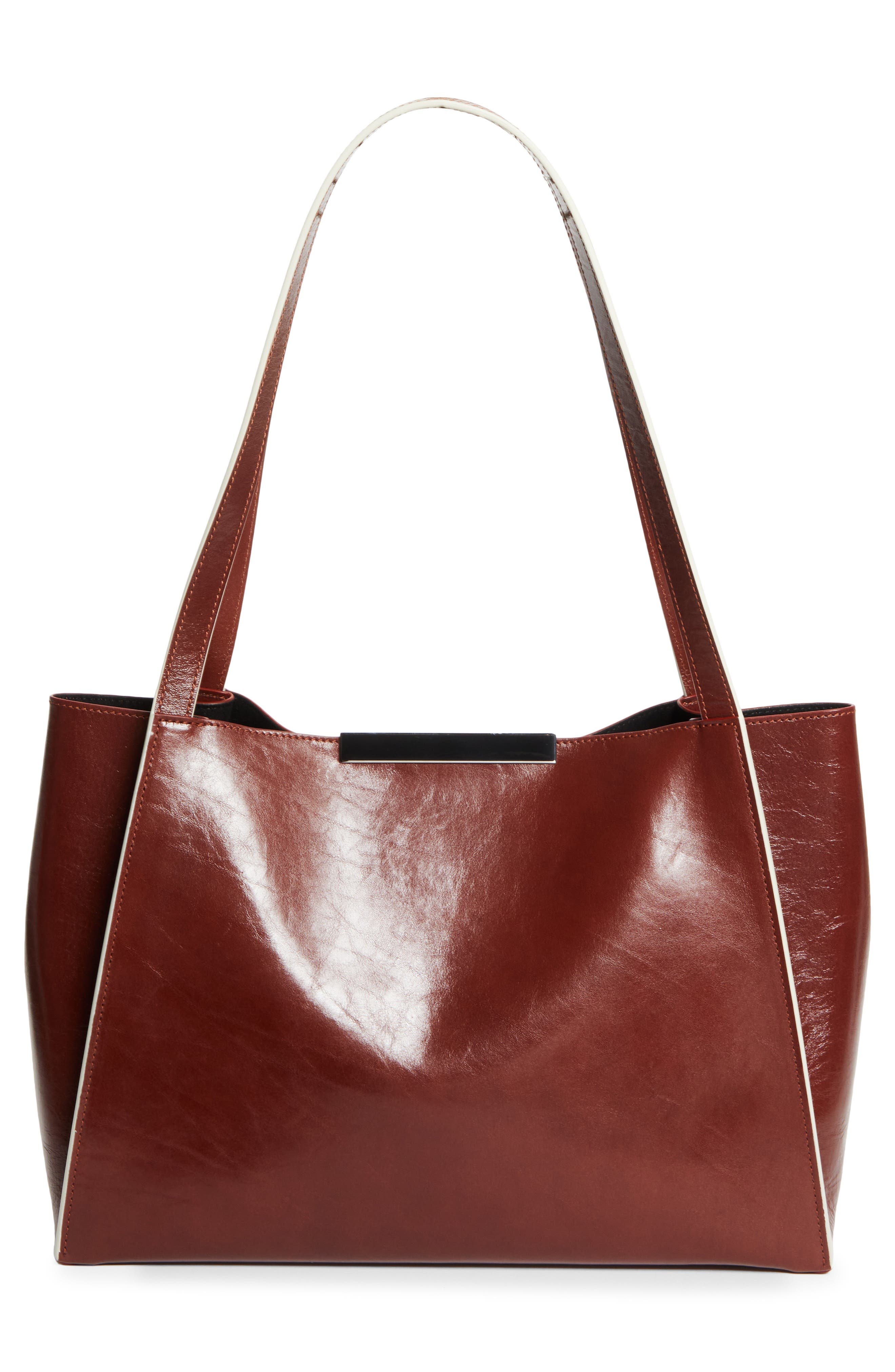 Marni Small East/West Leather Tote in 627 - 4