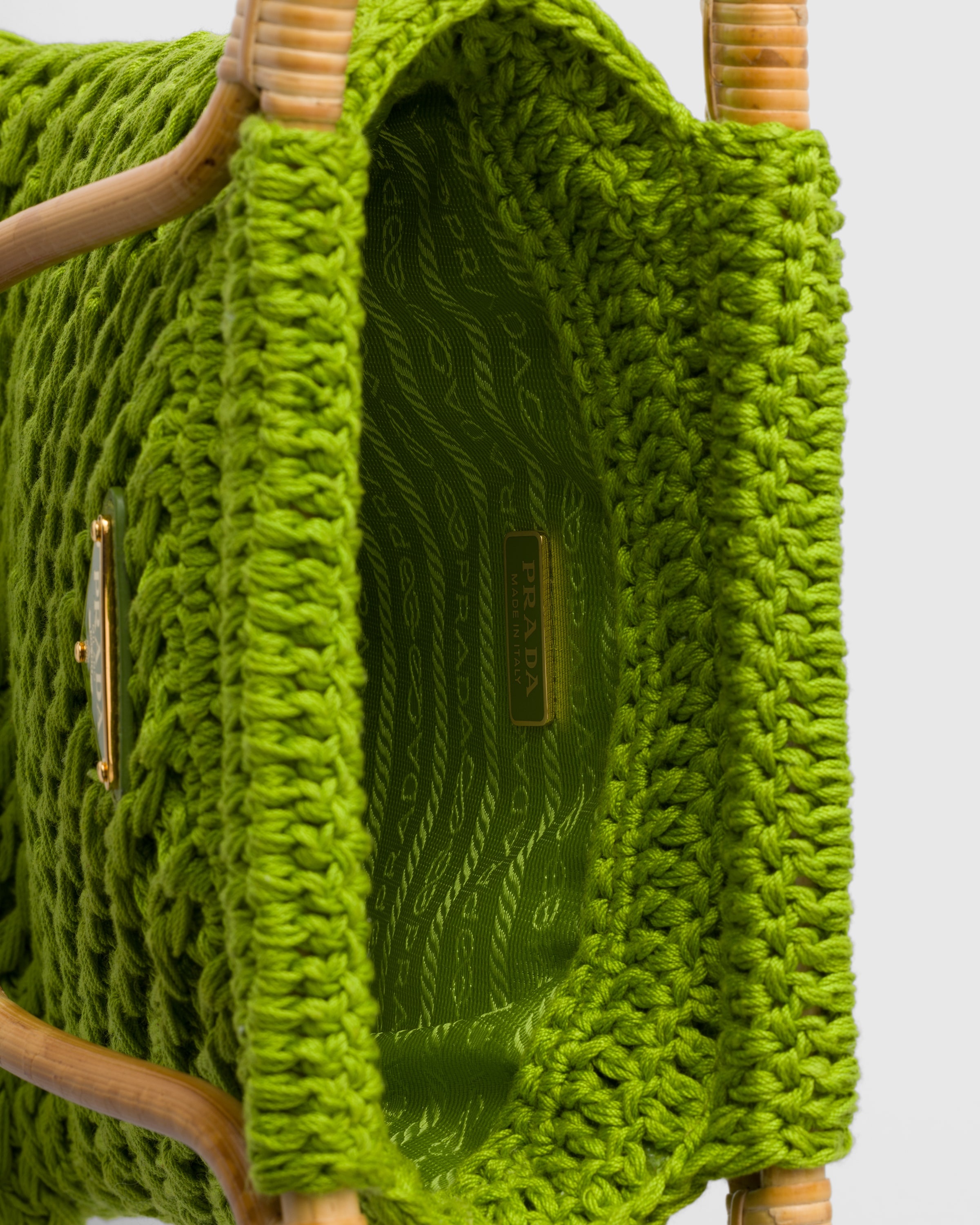 Cotton crochet mini-handbag - 5