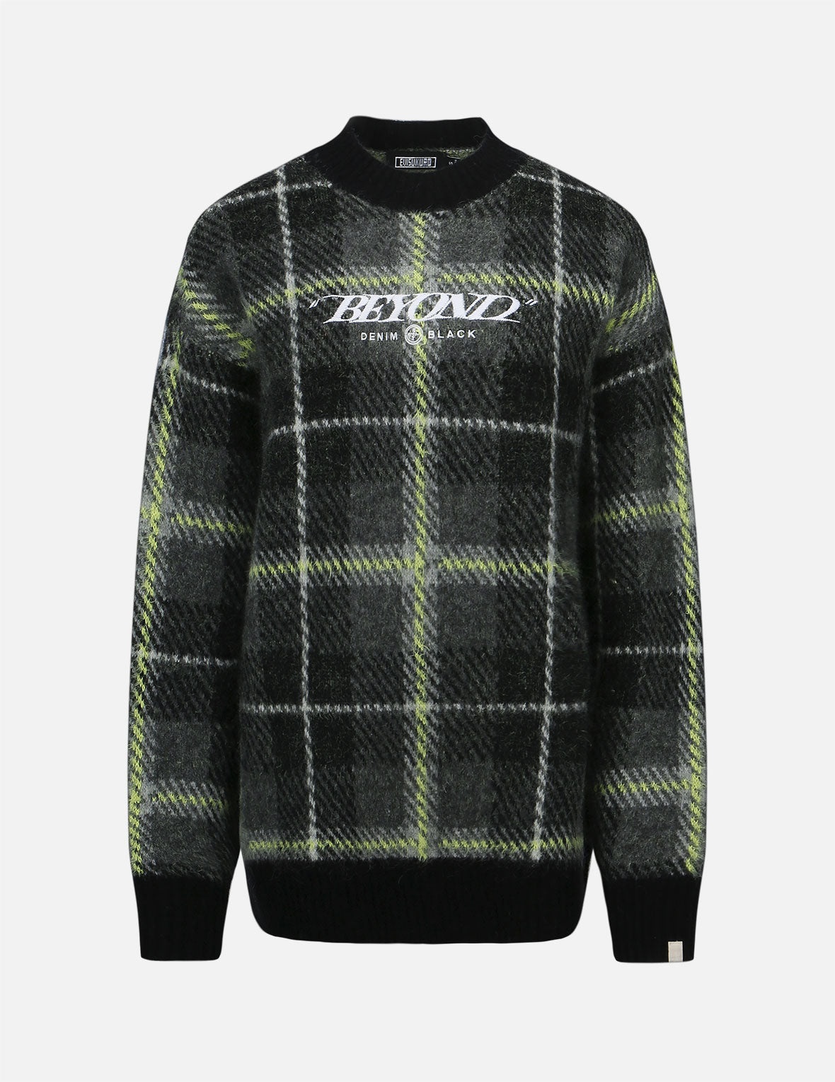 Checked Knitted Sweater - 7