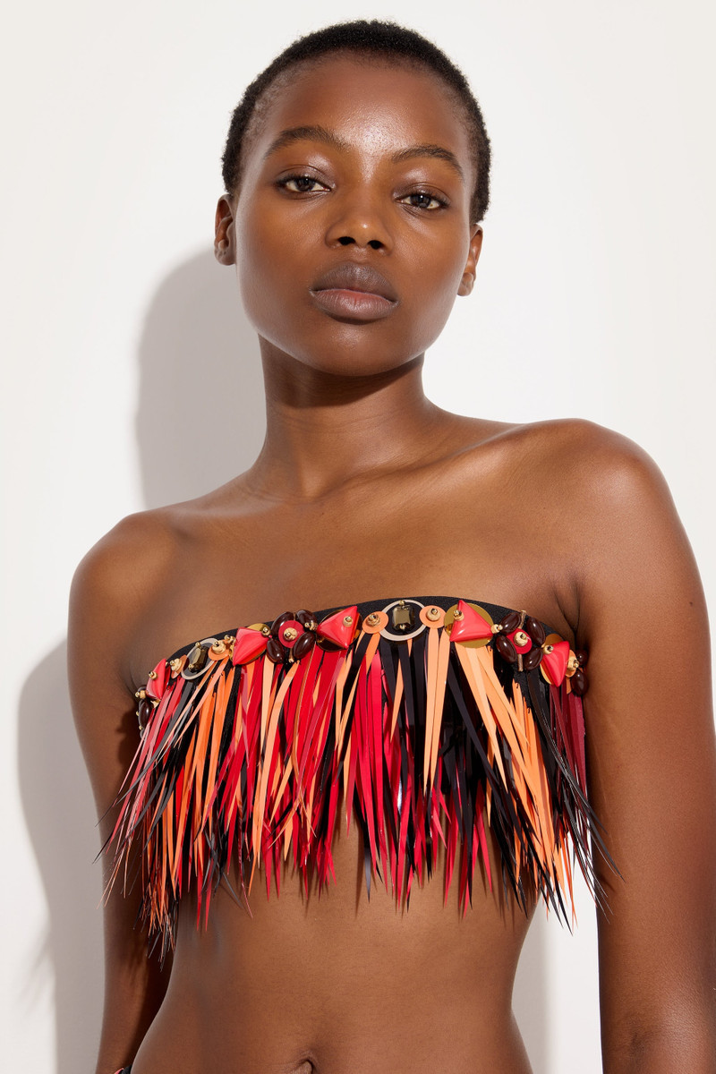 EMBROIDERED BANDEAU TOP 5