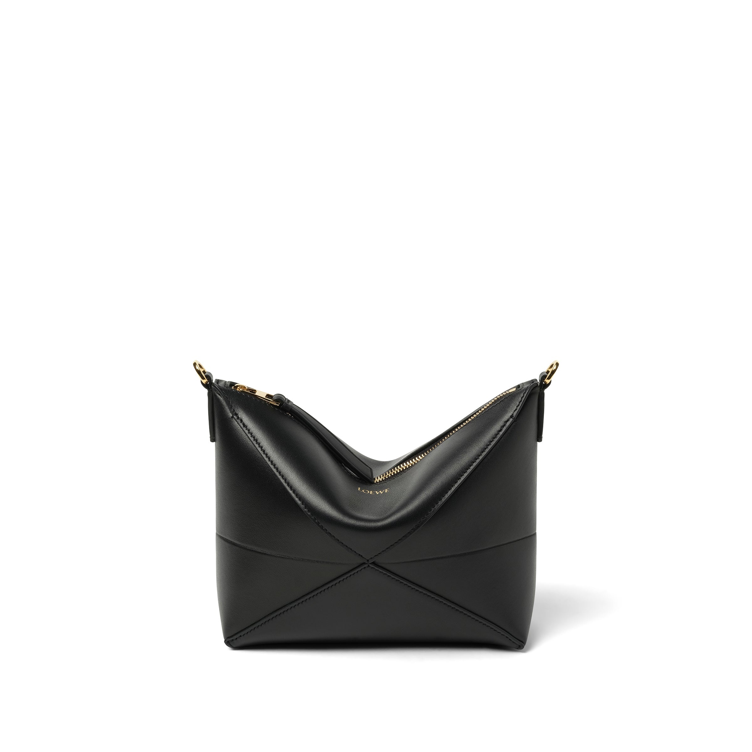 Puzzle Fold Pouch in Black - 2