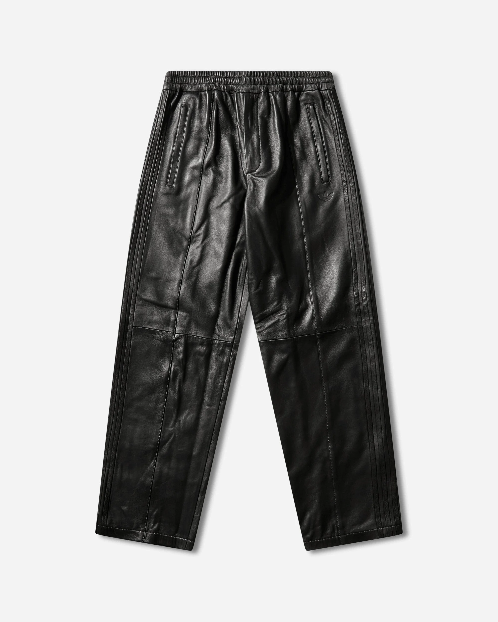 A-TYPE Leather Firebird Track Pants Black - 1