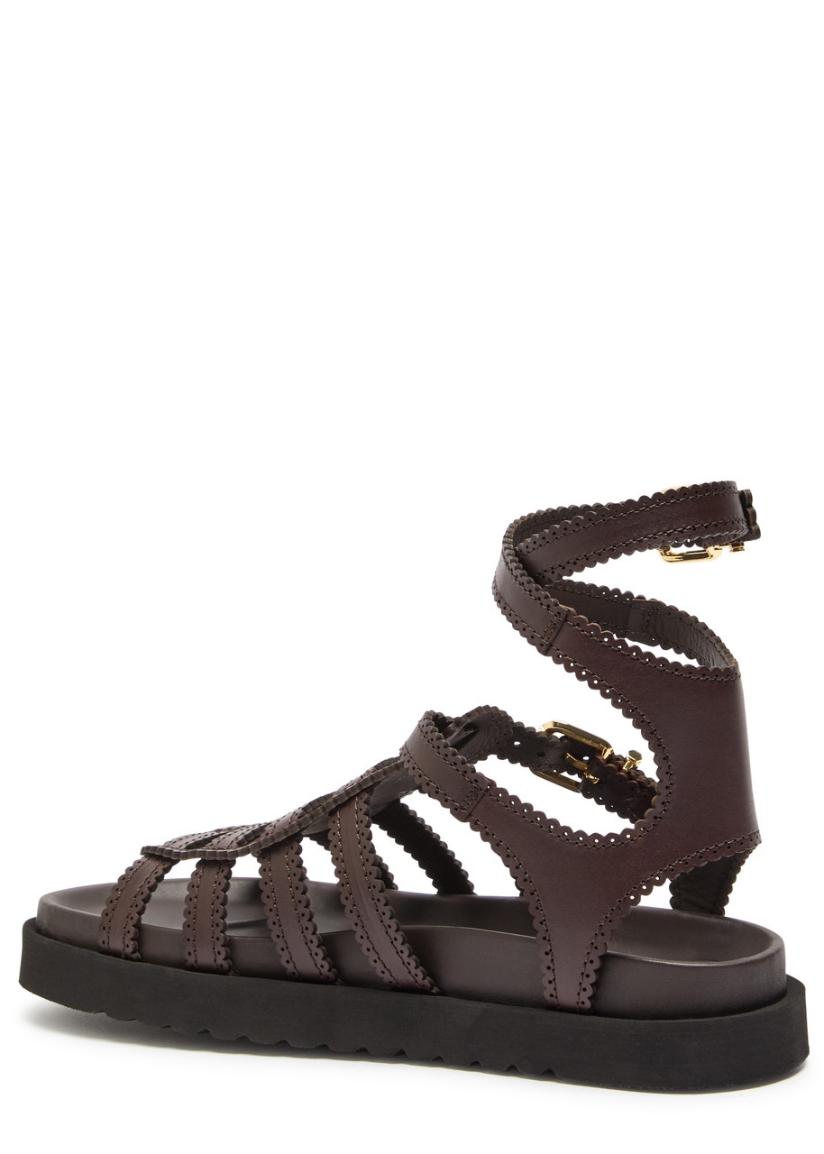 Zimmermann Goldie Gladiator Leather Sandals - 2