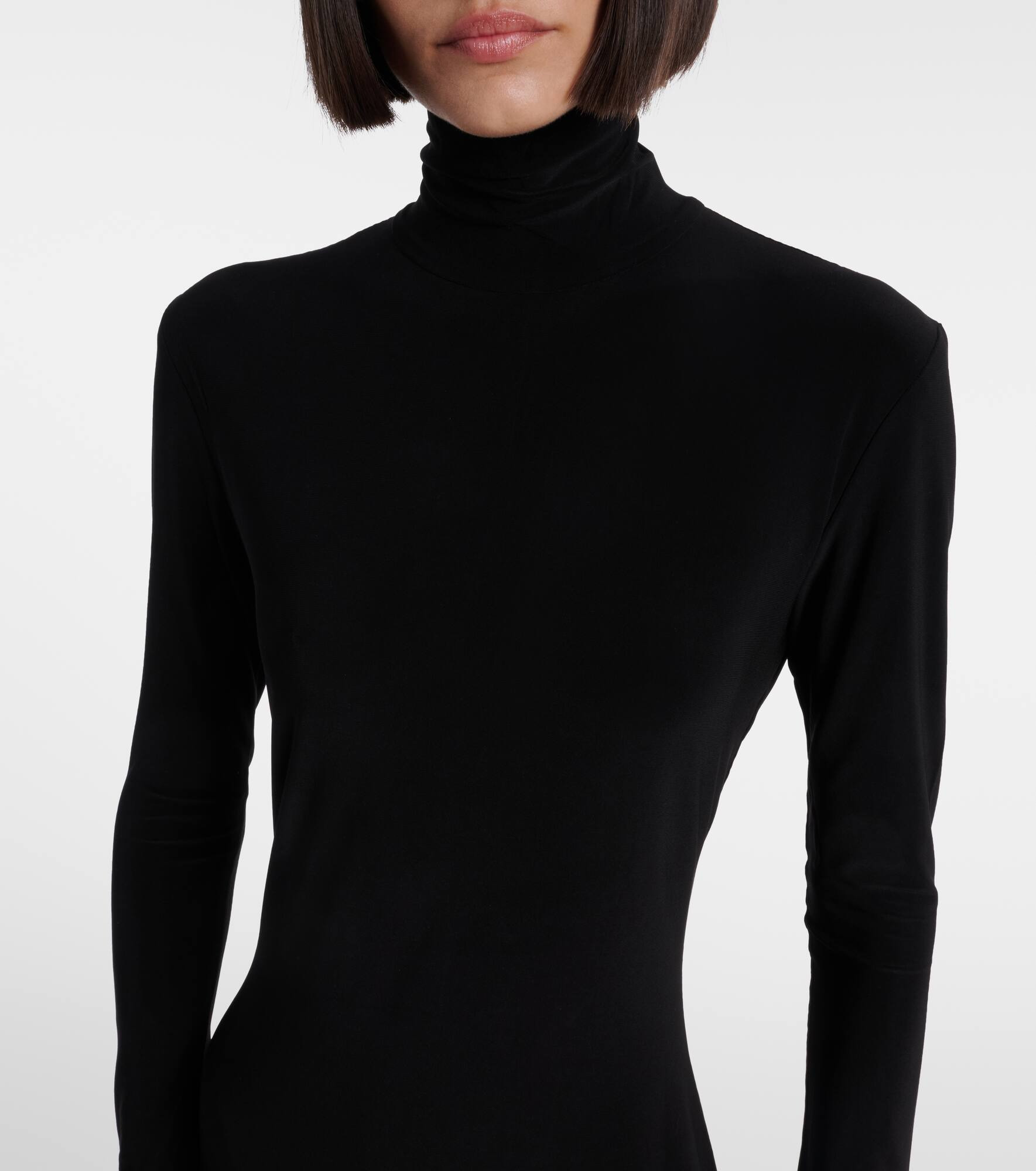Turtleneck midi dress - 4