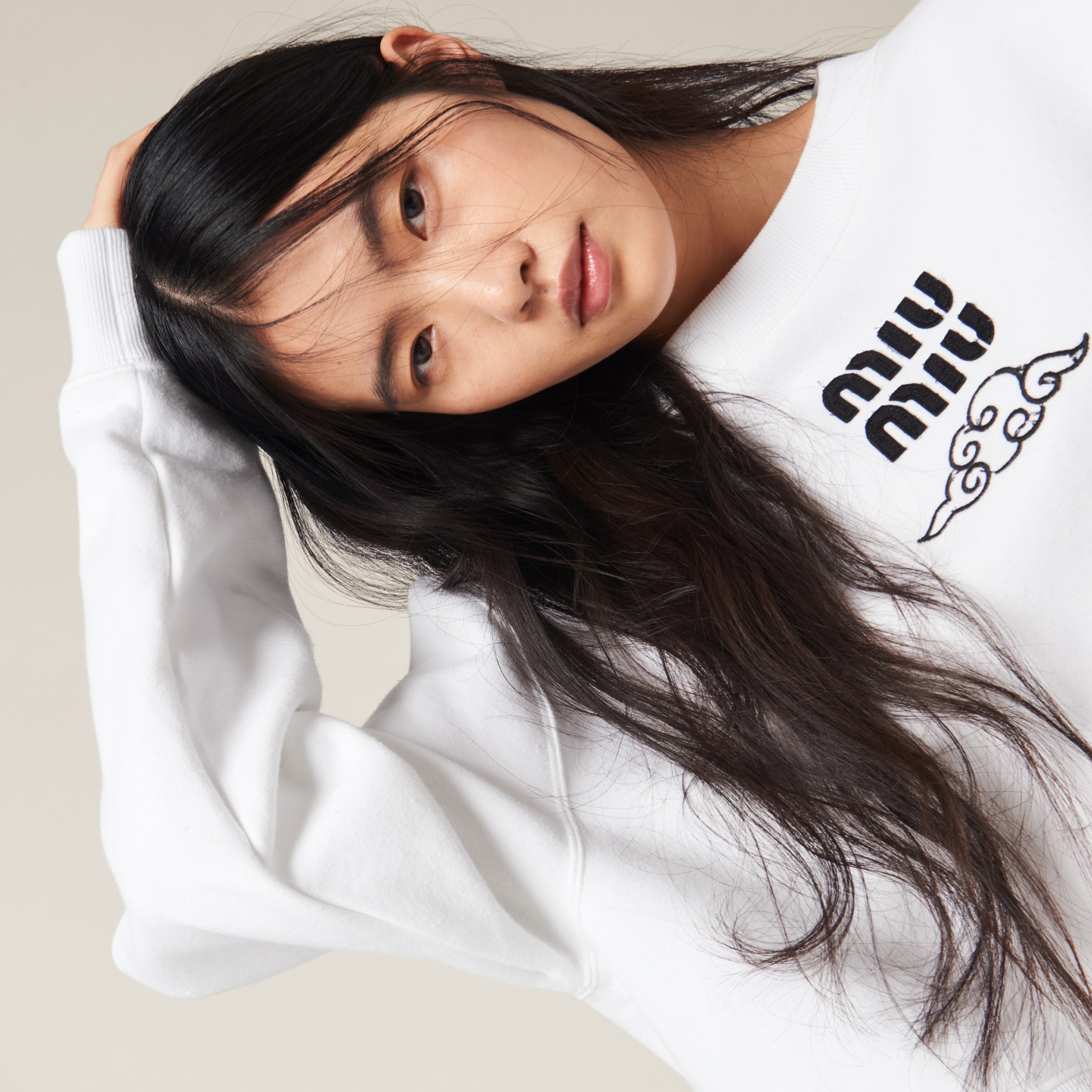 Cotton fleece sweatshirt - 5