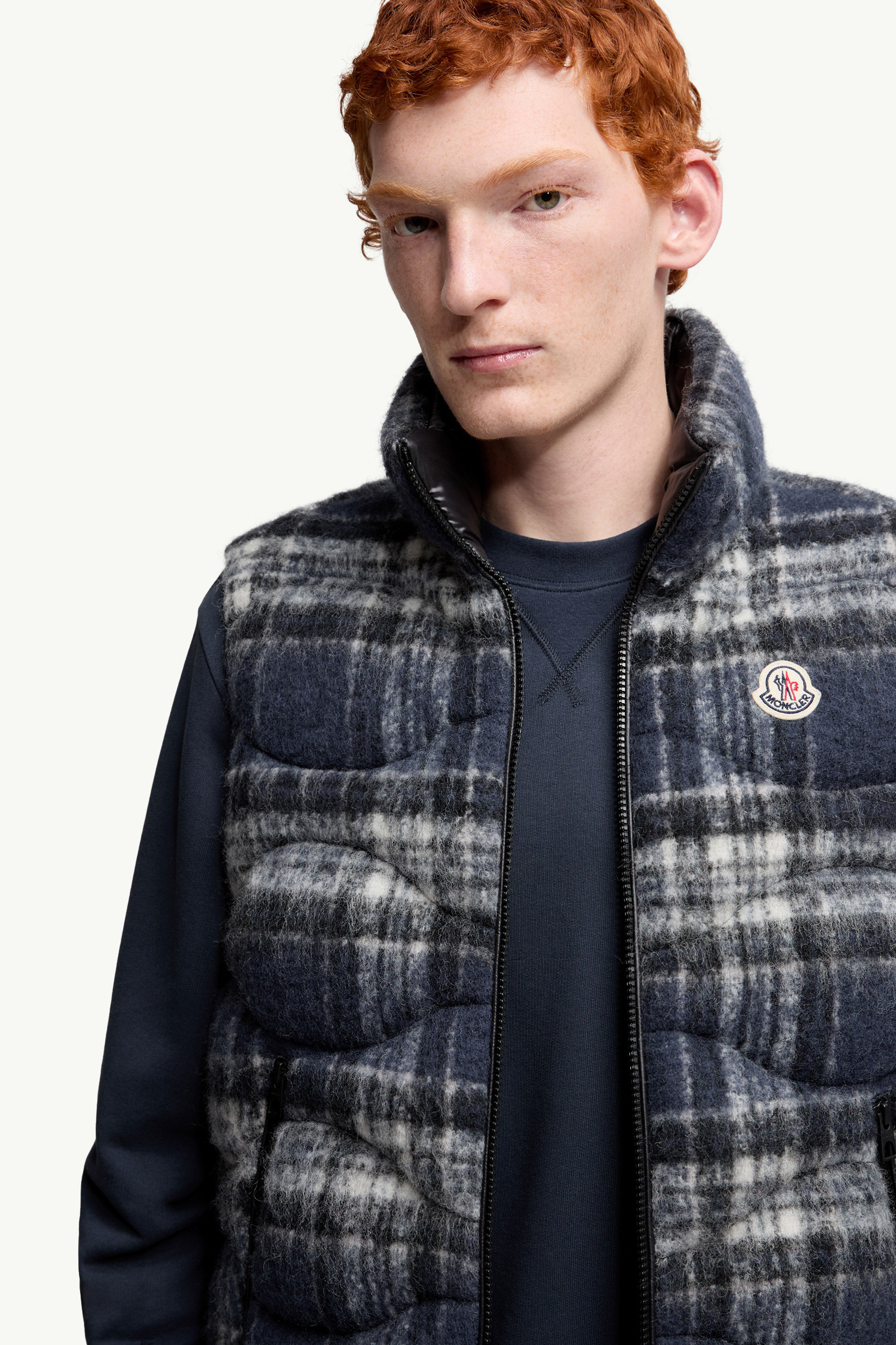 Sfakia Geometric-Quilted Wool Down Vest - 7