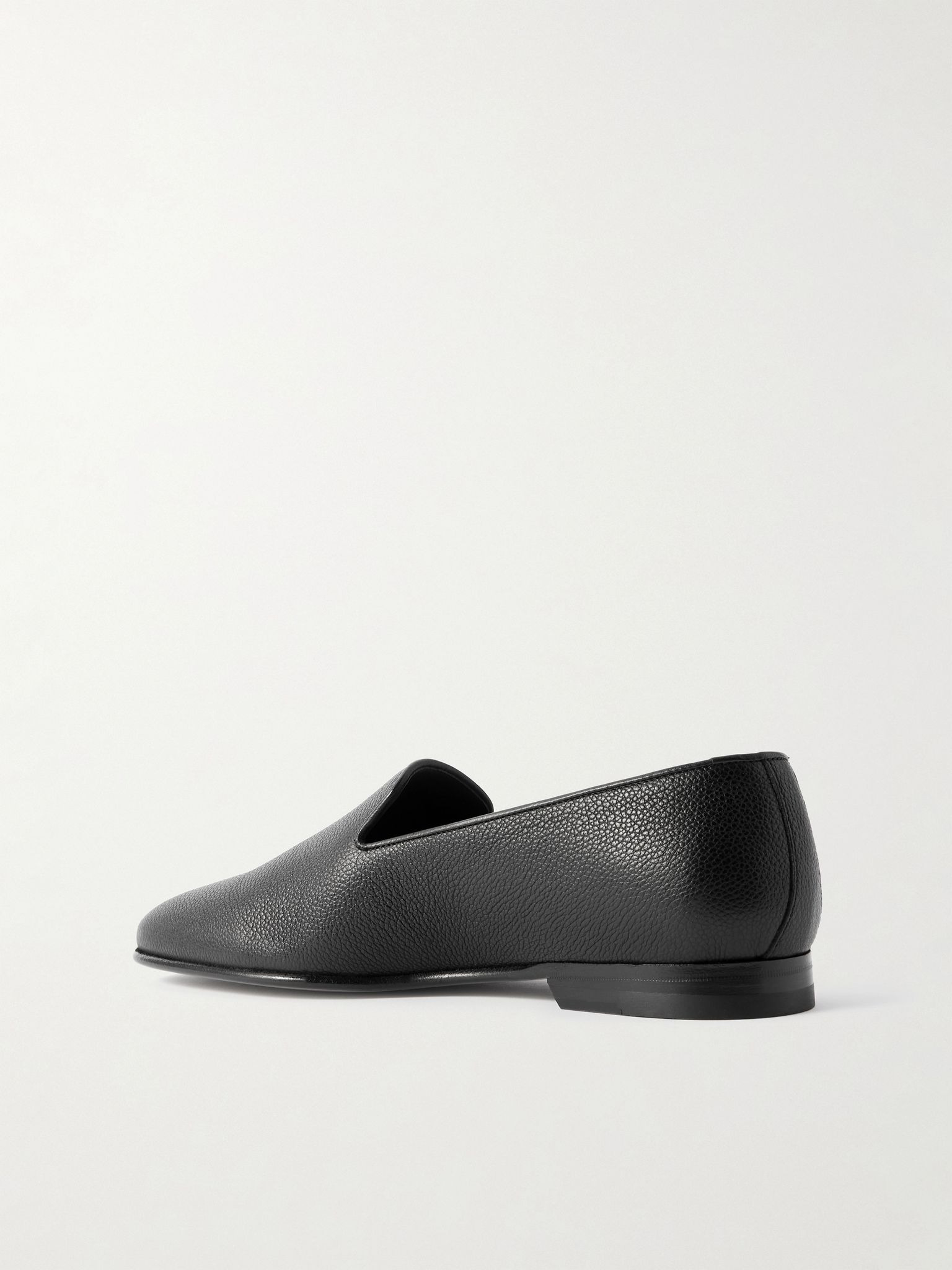 Mario Leather Loafers Black - 4