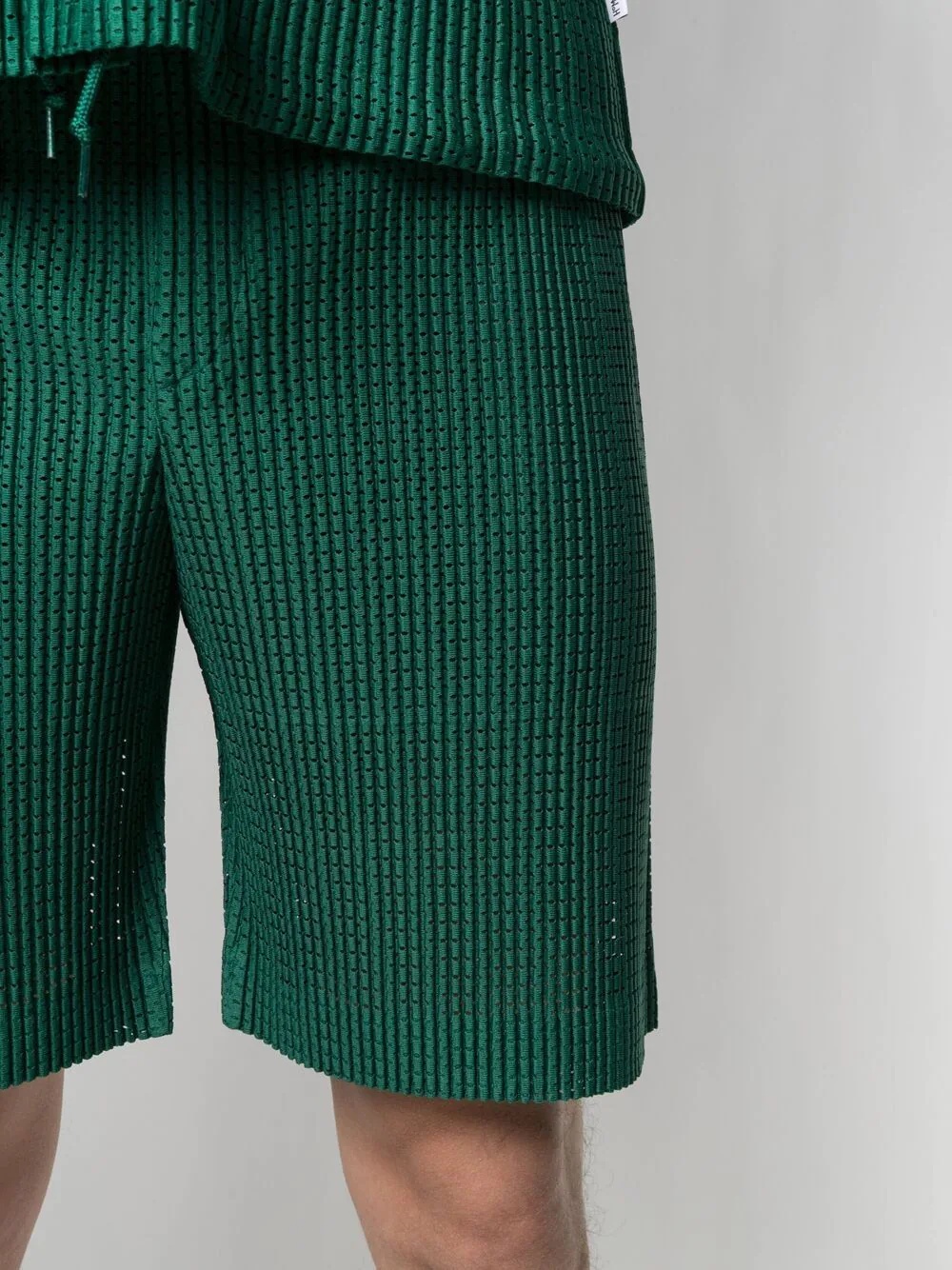 pleated jogger shorts - 5