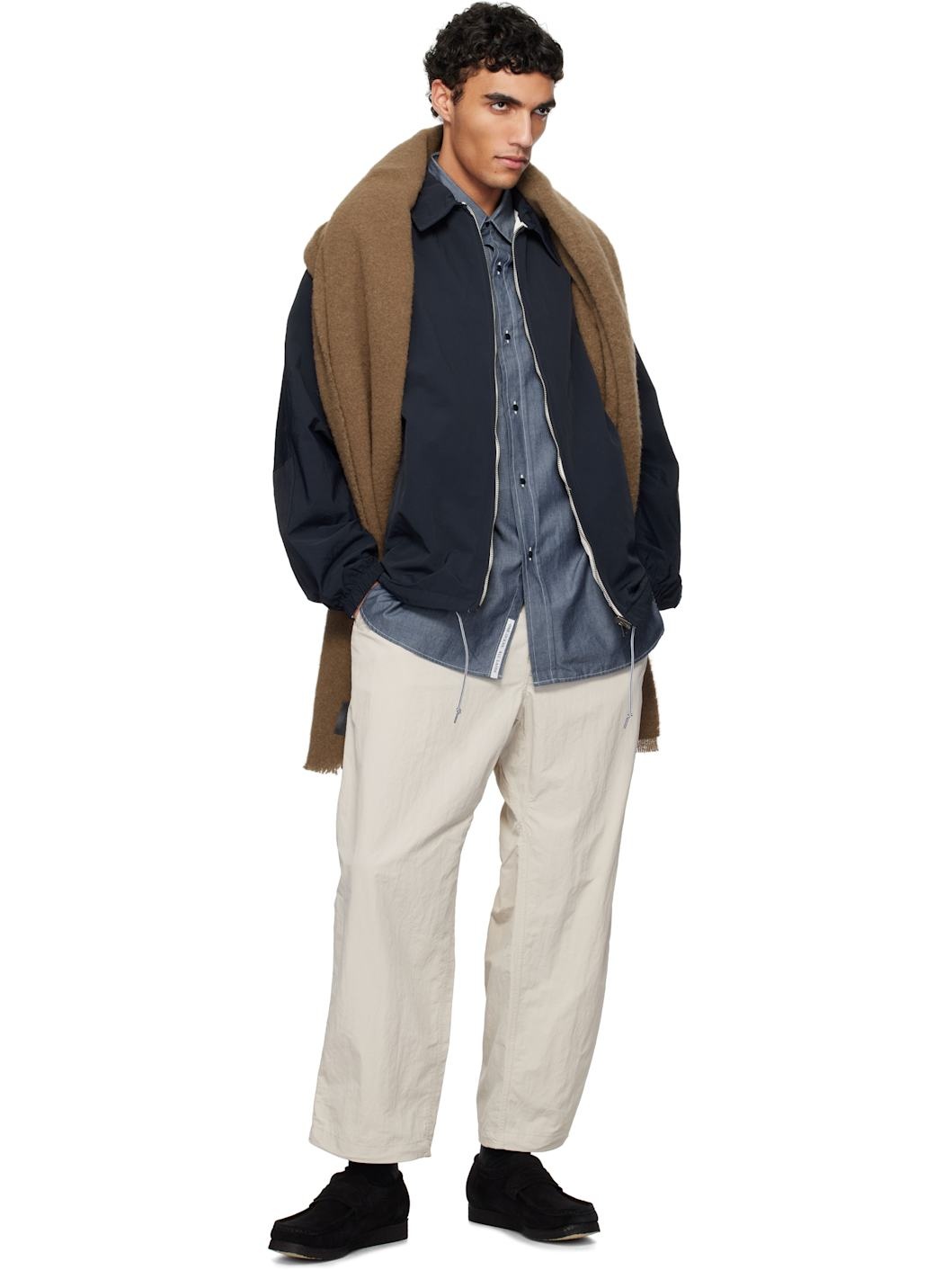 Black Coach Reversible Jacket - 5