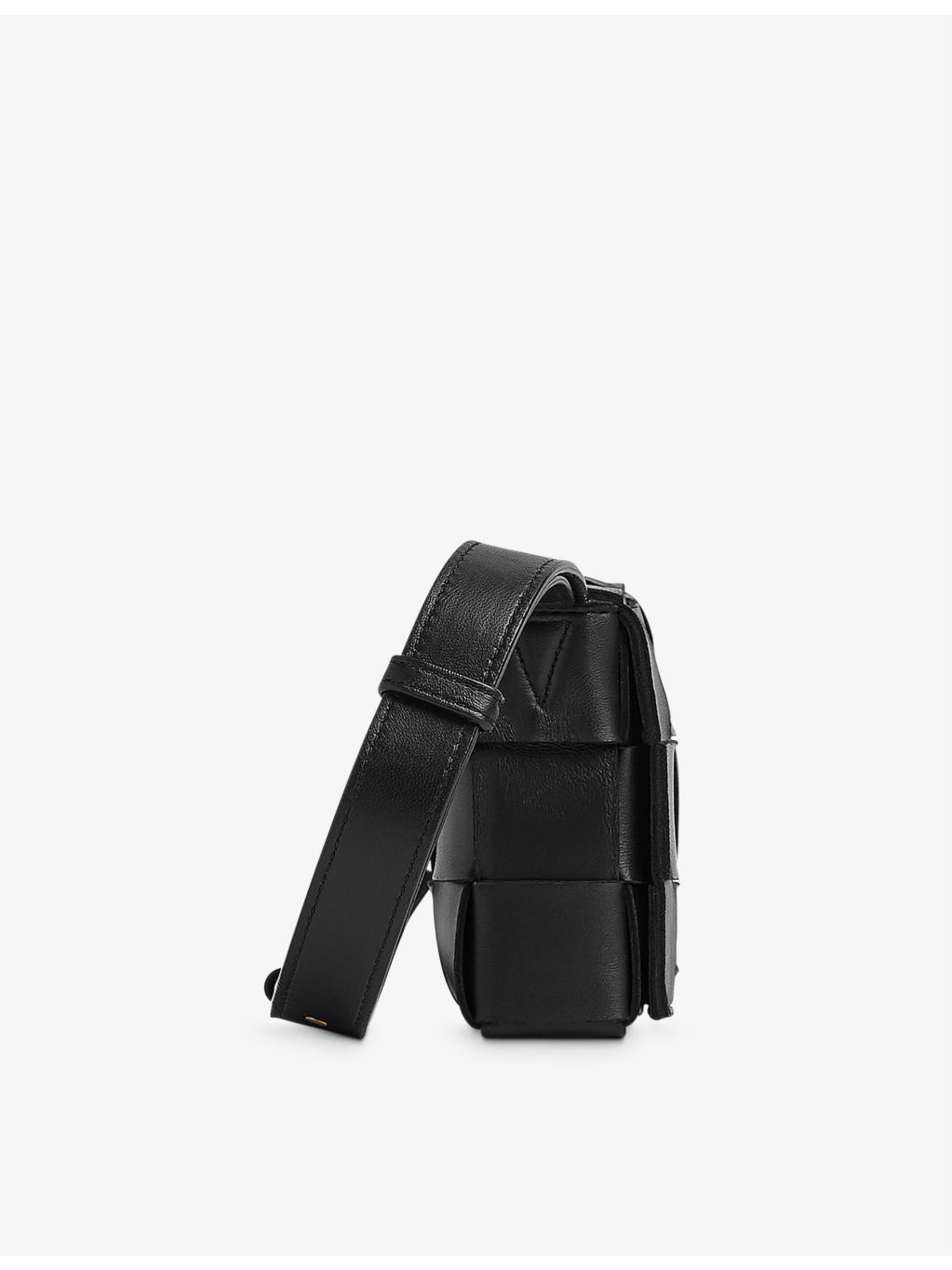 Cassette small Intrecciato leather cross-body bag - 2
