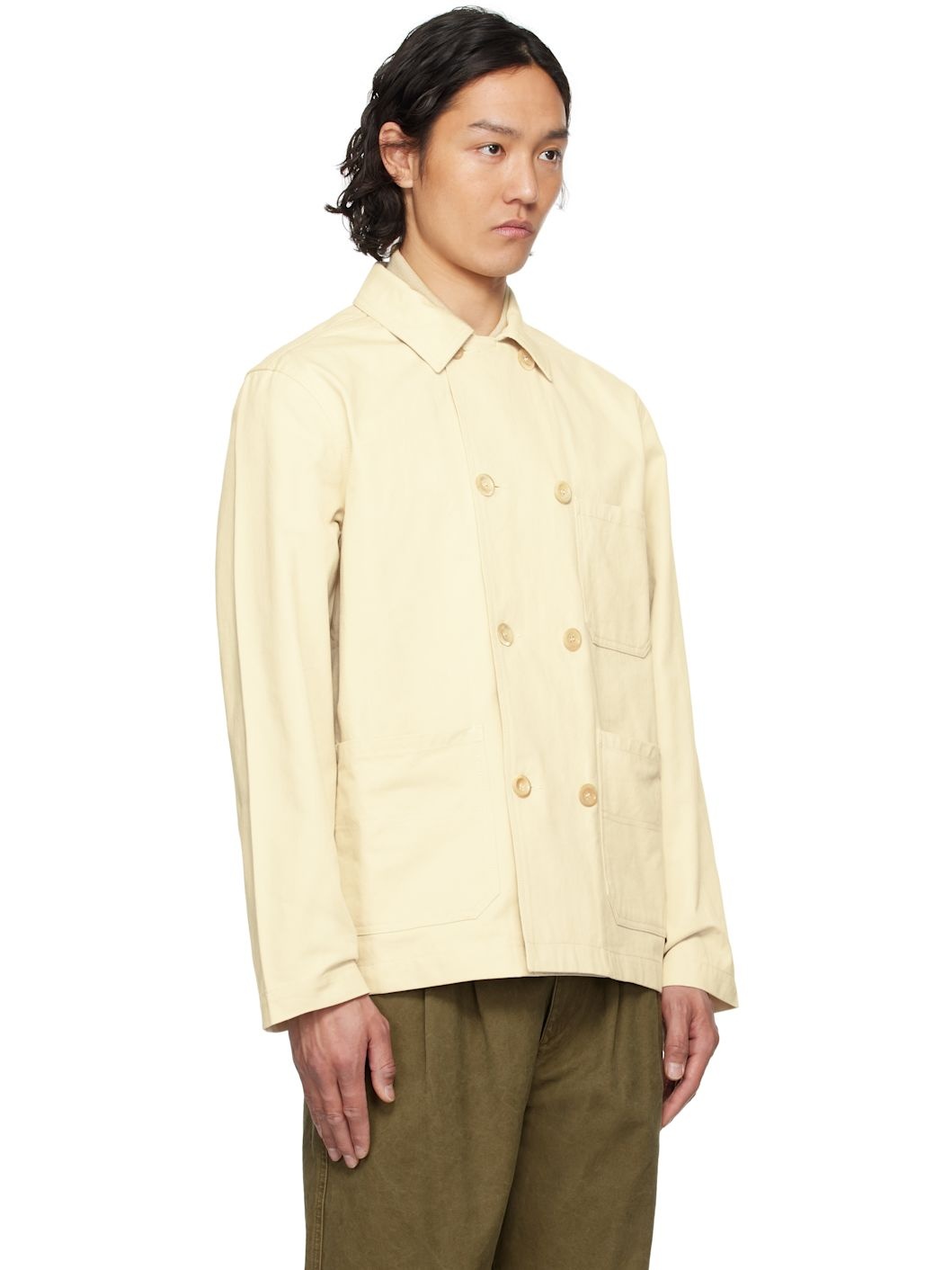 Off-White Double Breasted Chore Jacket - 2