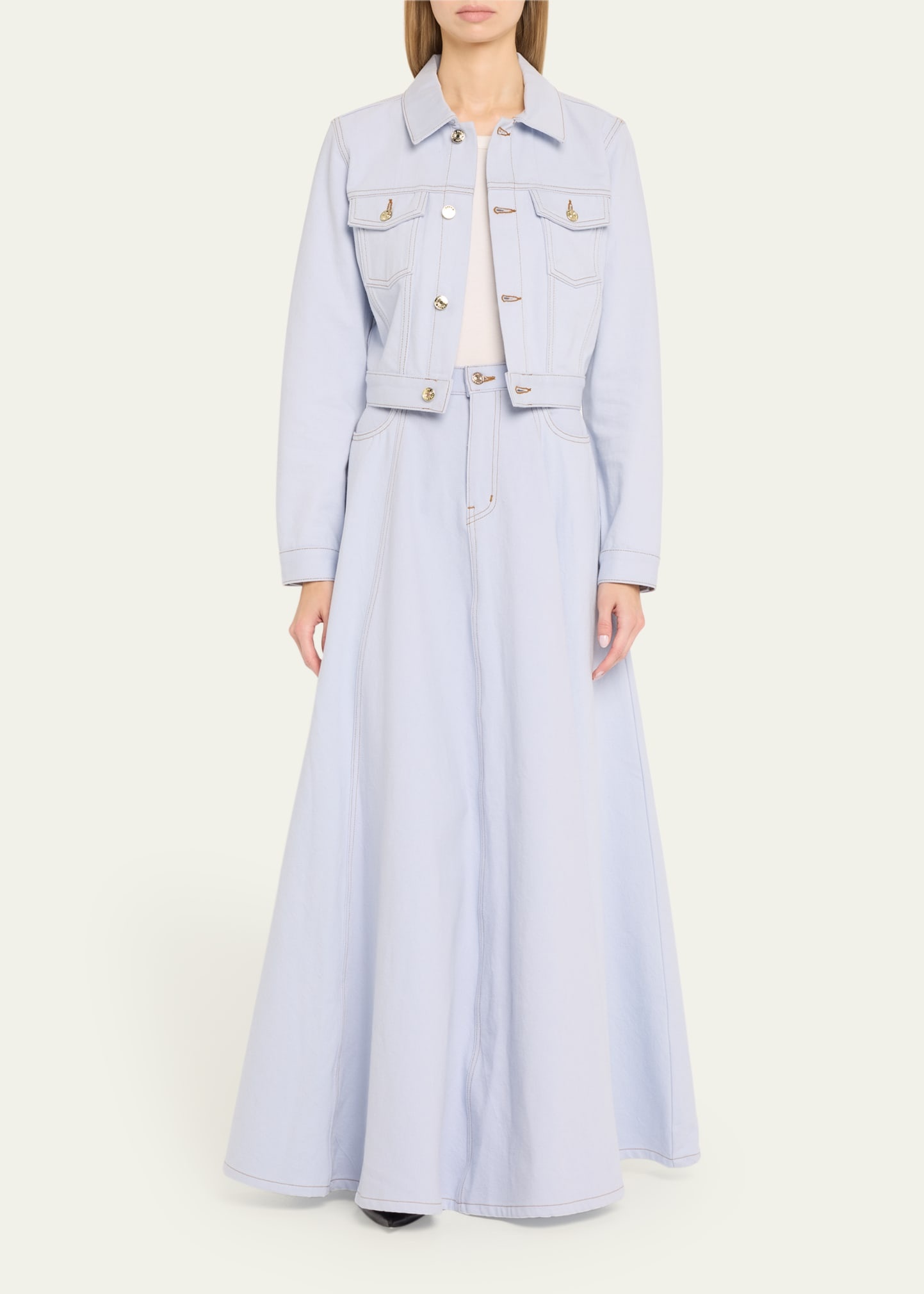 CH x FRAME The Denim Ball Skirt - 2