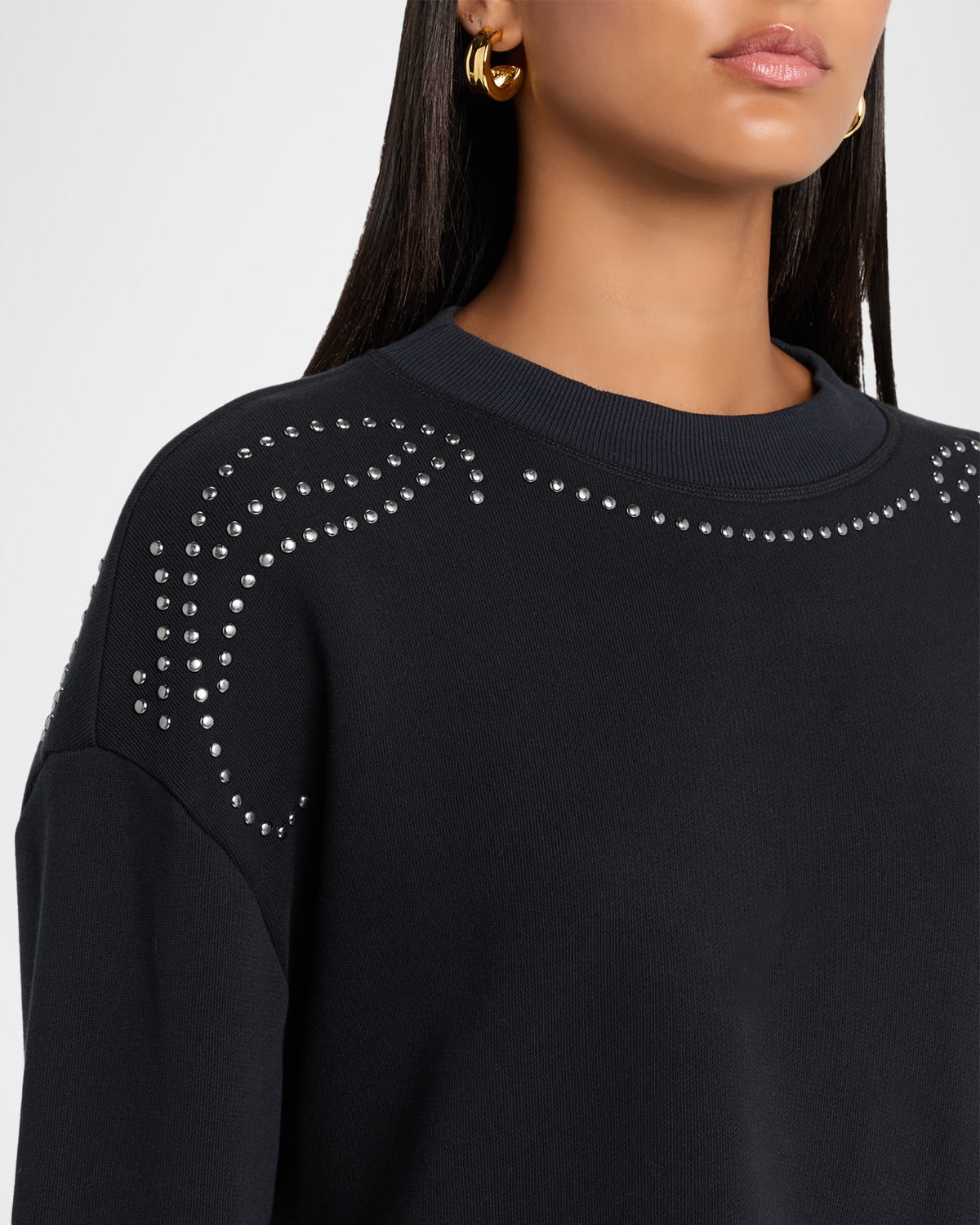 Cropped Vintage Terry Sweatshirt - 5