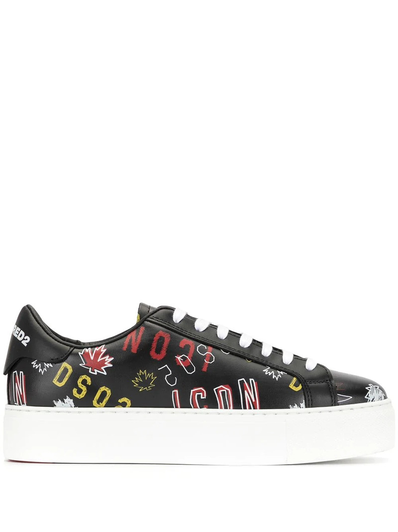 Icon print sneakers 1
