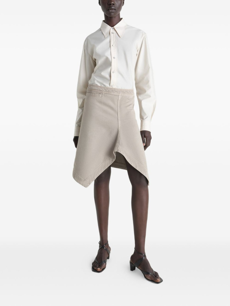 Lemaire asymmetrical mini skirt outlook