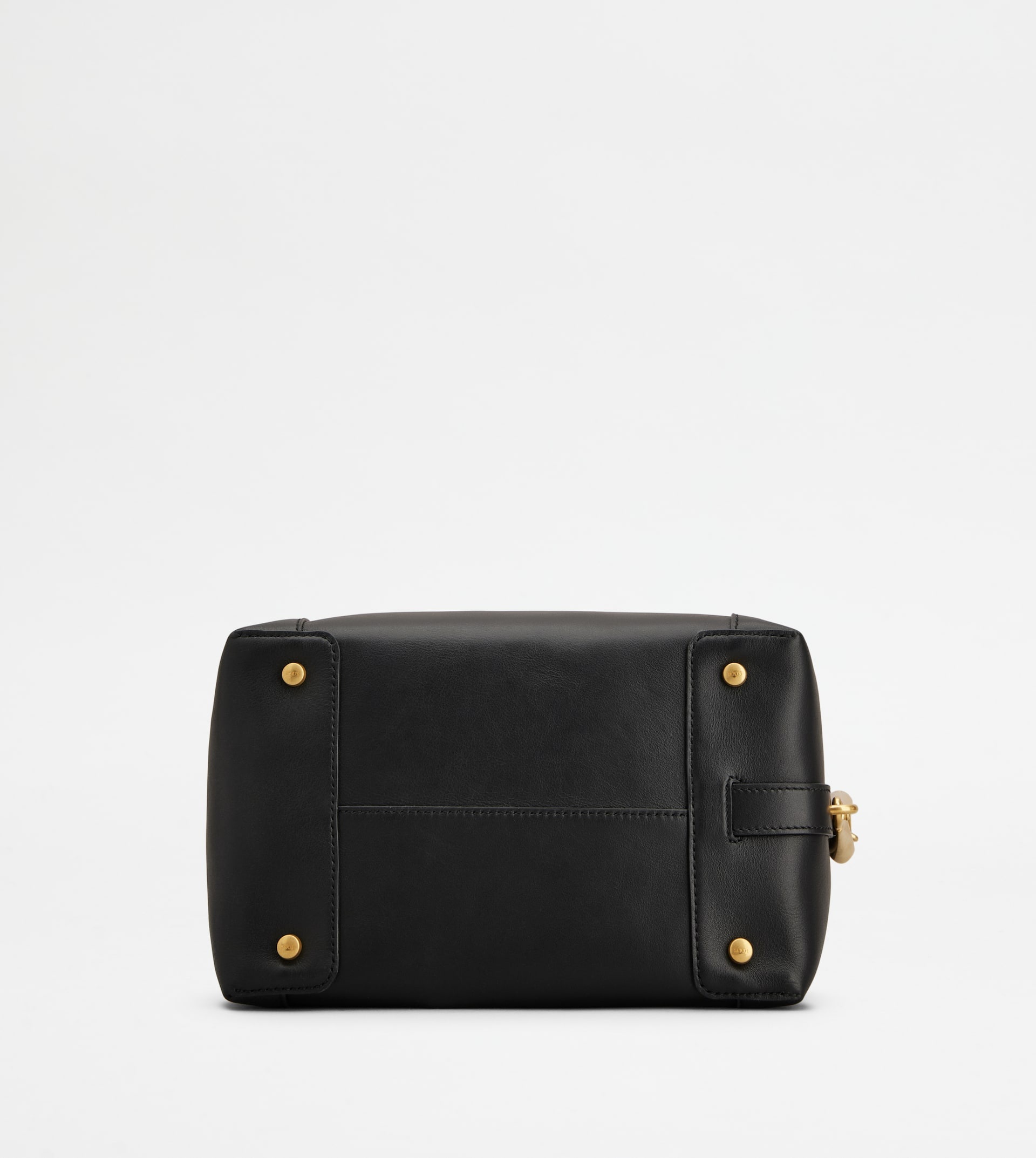 SATCHEL IN LEATHER MINI - BLACK - 4