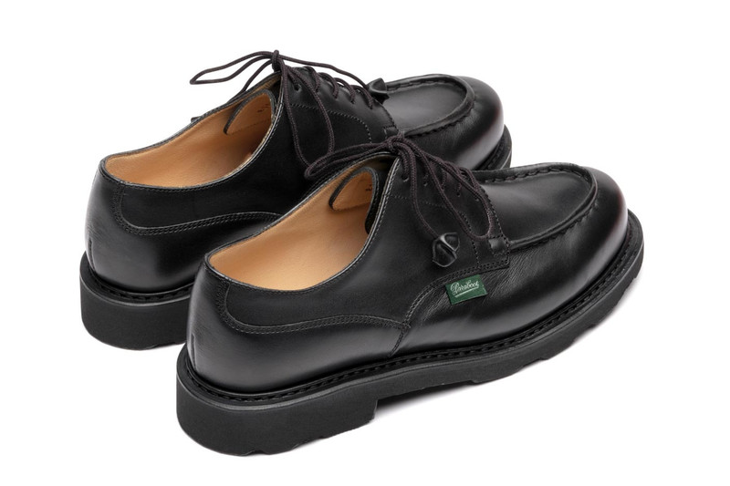 Paraboot Chambord Black Silk - Rubber Sole outlook