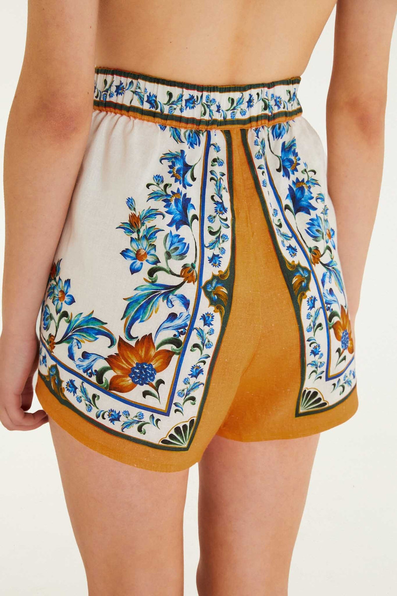 Off-White Flora Tile Shorts 3