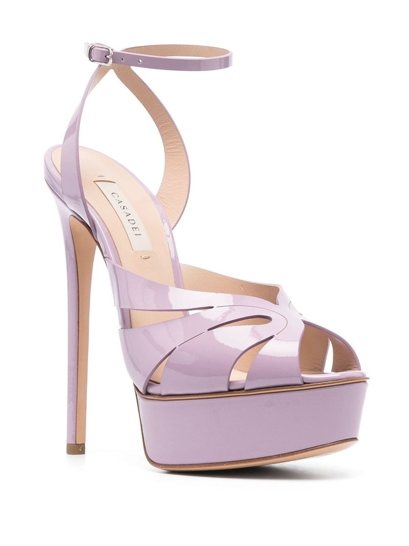 CASADEI 140mm Flora Tiffany platform sandals outlook
