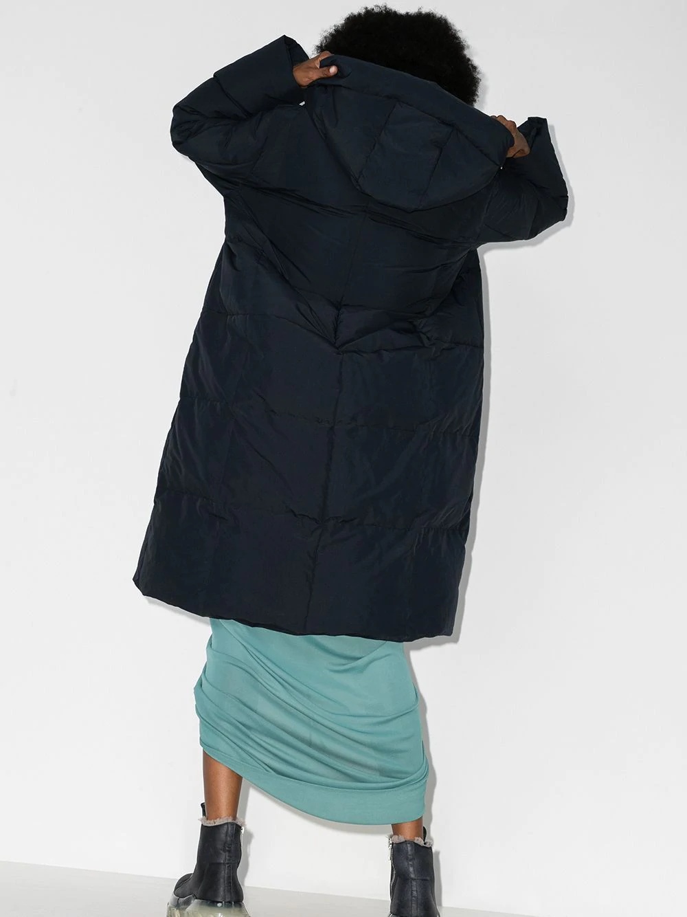 hooded puffer coat - 3