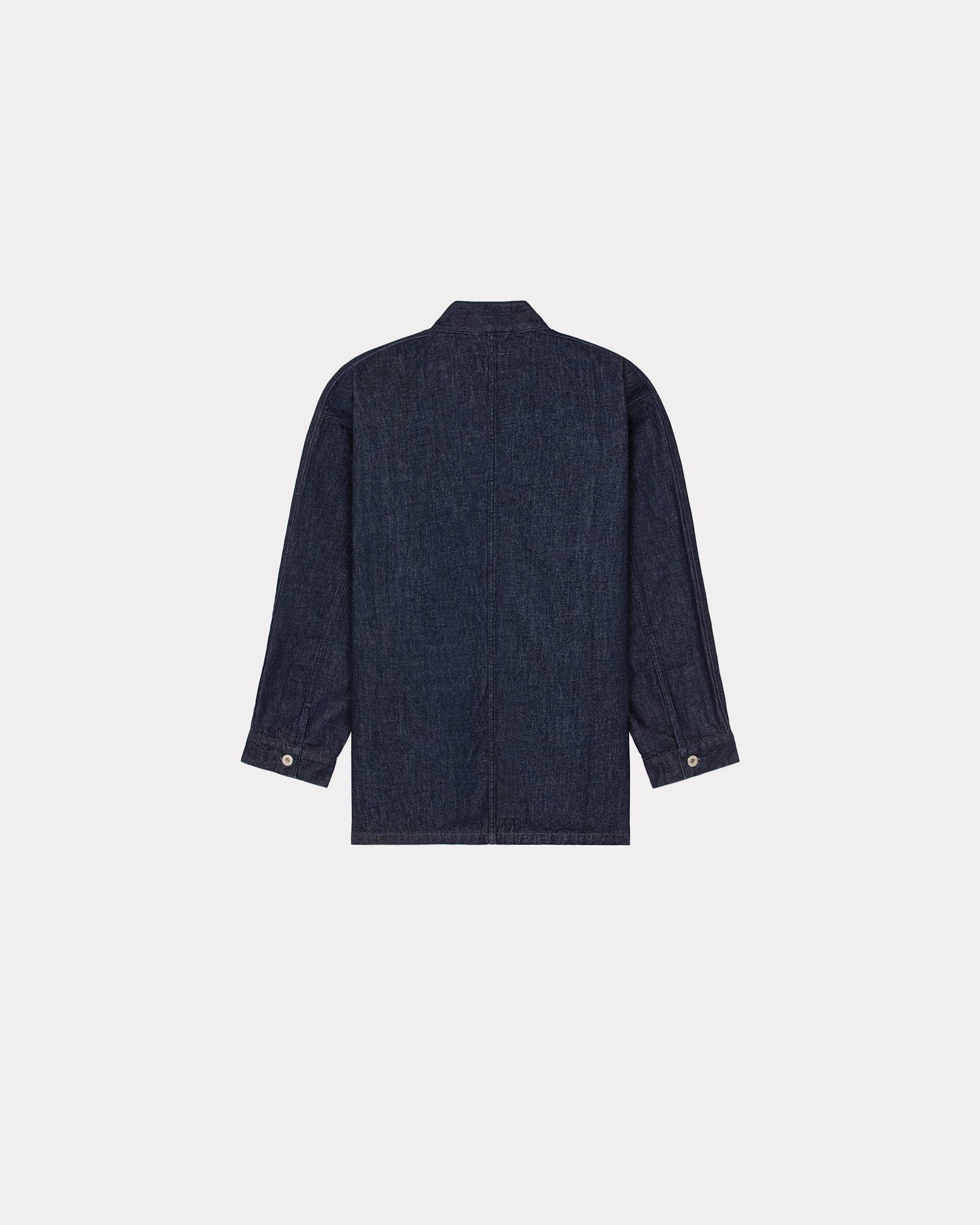 'BOKE FLOWER' Crest denim kimono jacket - 2