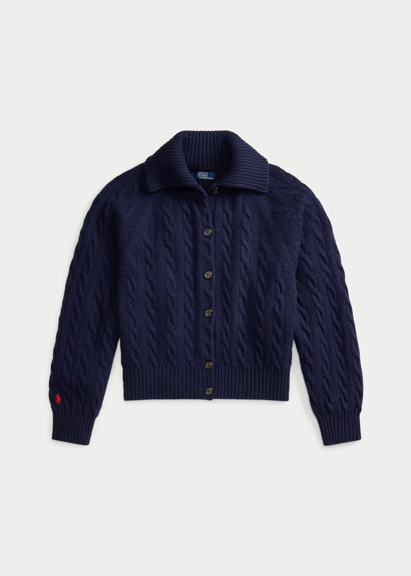 Cable-Knit Wool-Cashmere Jacket - 1