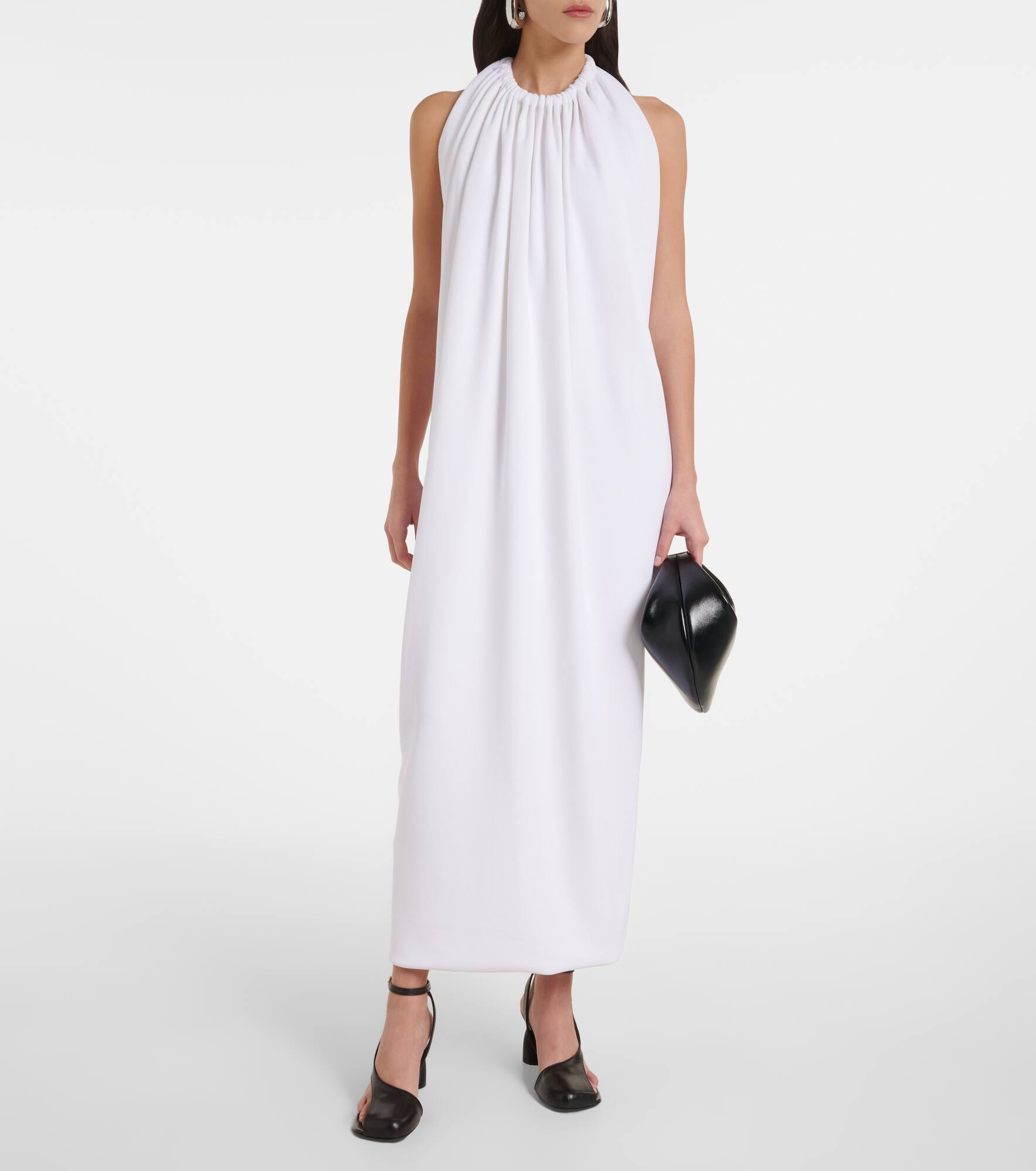Alceste draped halterneck maxi dress - 2