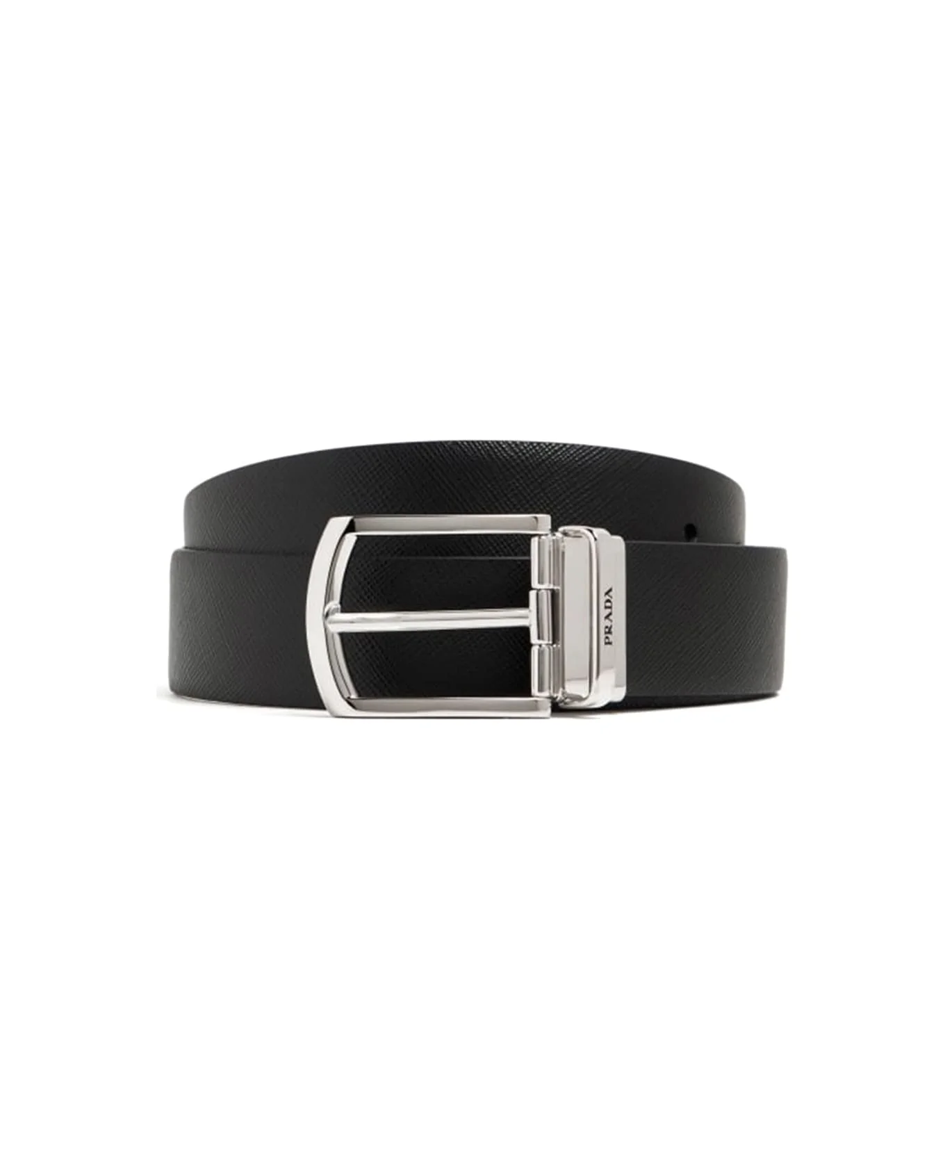 Black Leather Belt - 1