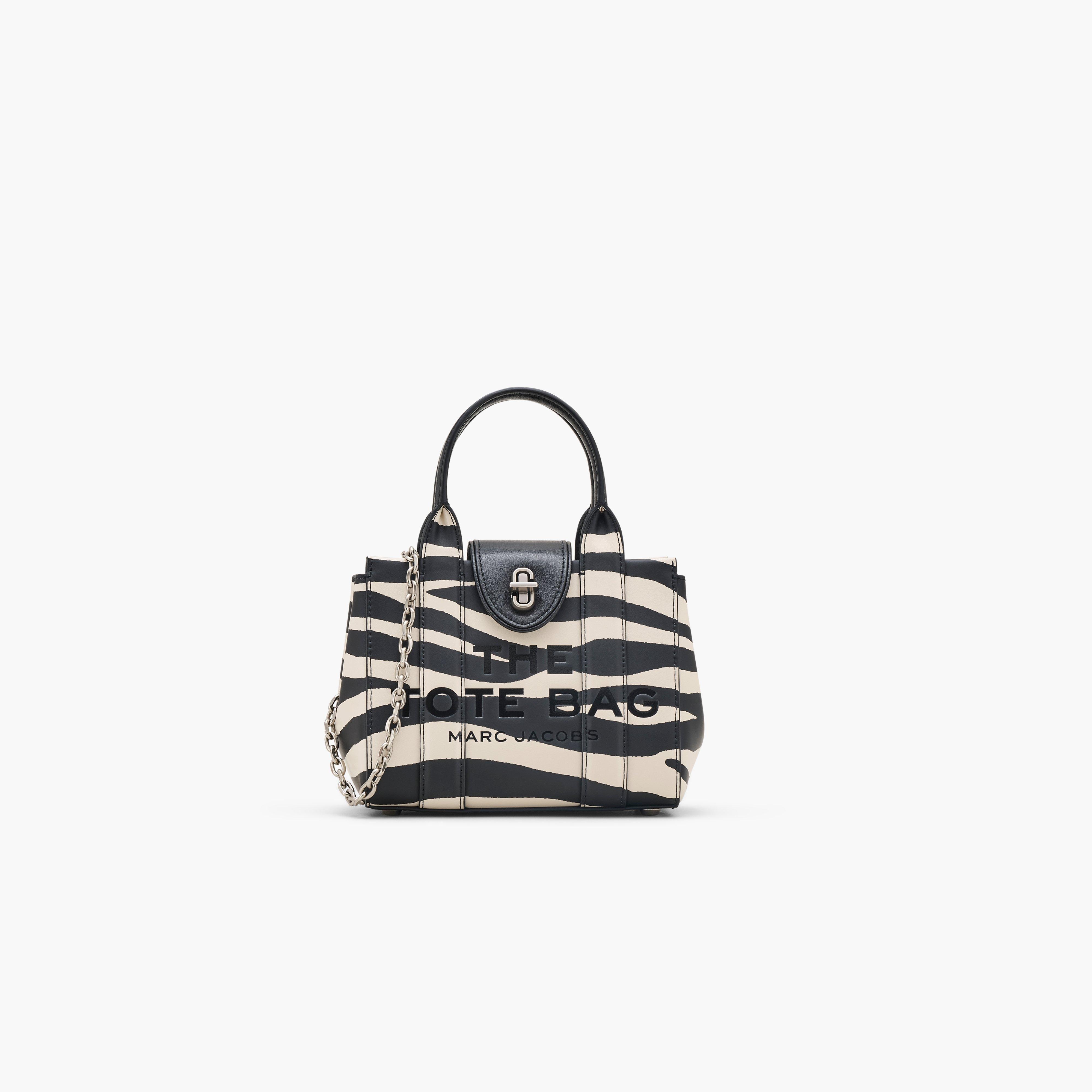 THE ZEBRA TURNLOCK CROSSBODY TOTE BAG 1