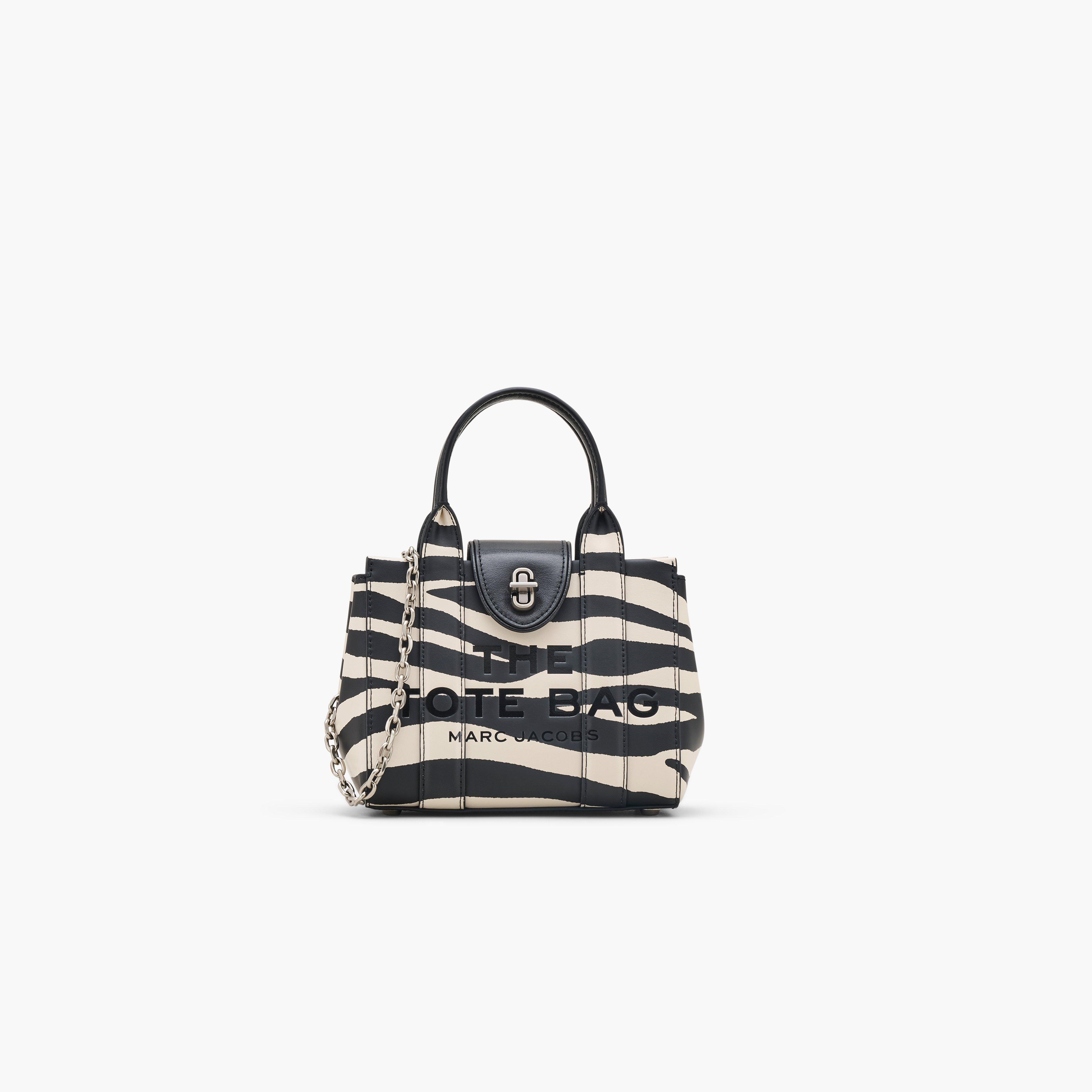 THE ZEBRA TURNLOCK CROSSBODY TOTE BAG - 1