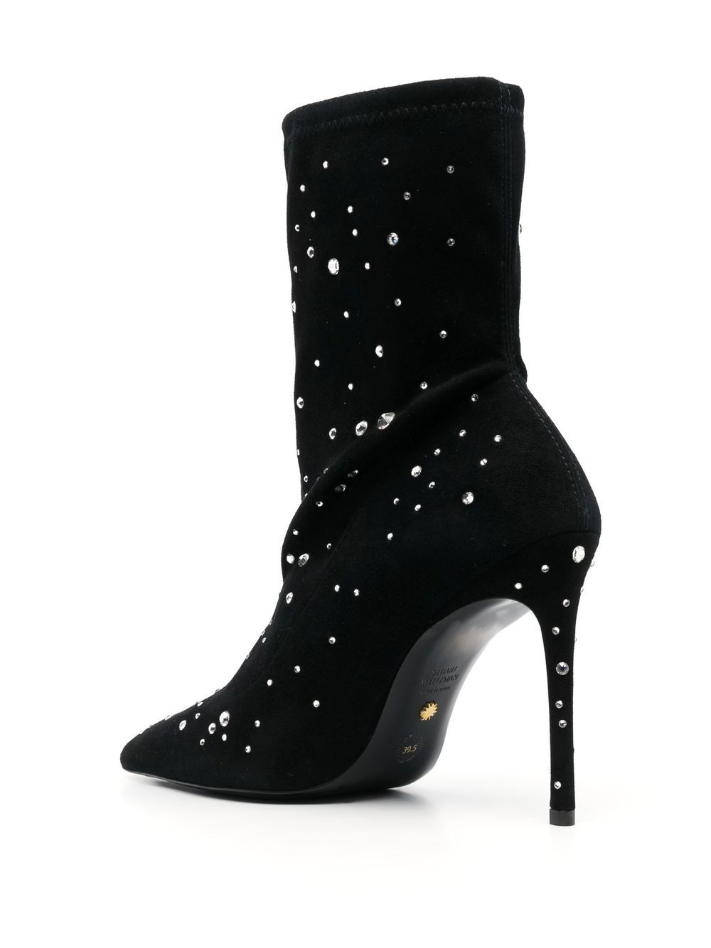 115mm crystal-embellished ankle boots - 3