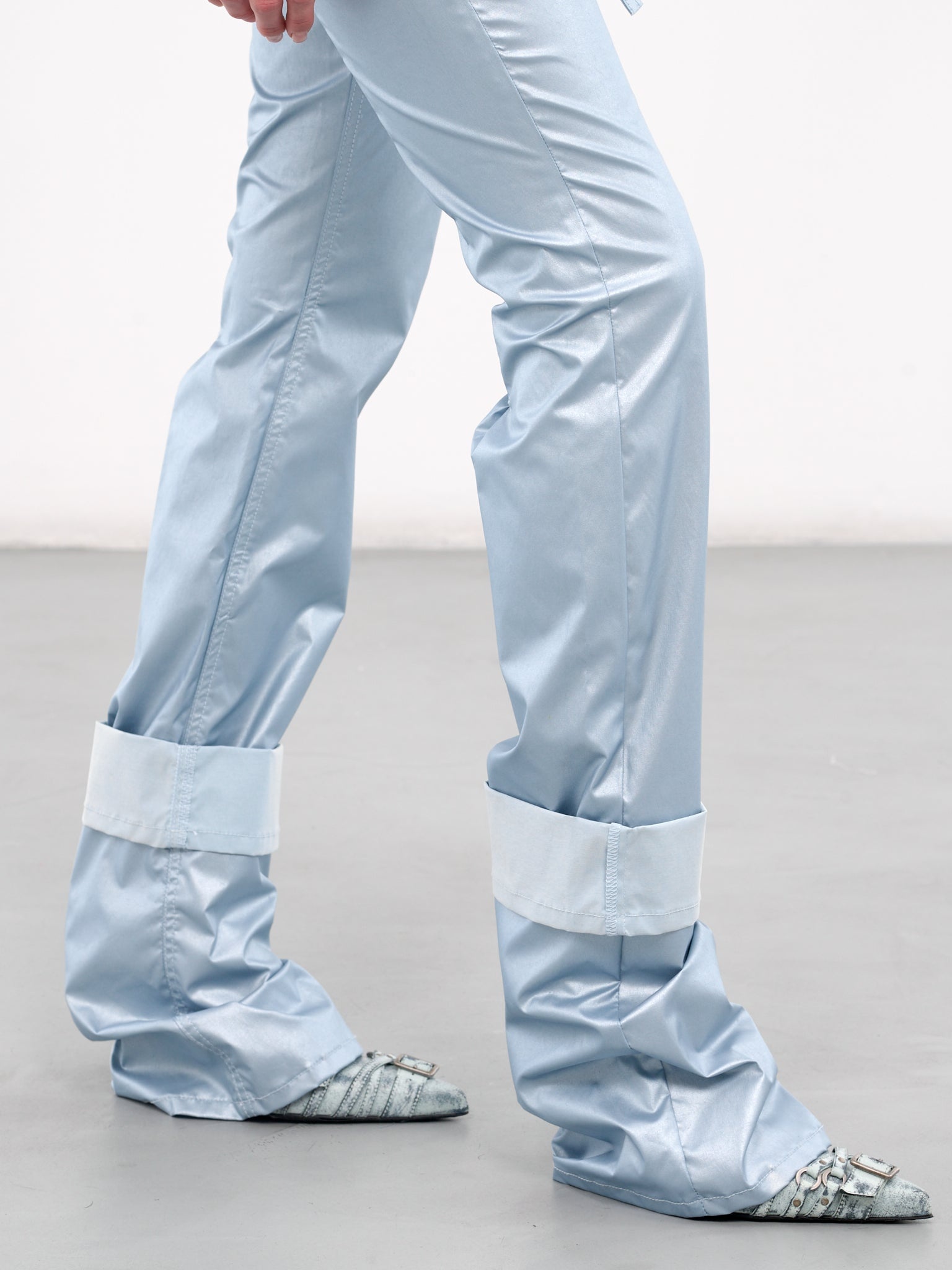 Coated Open Back Jeans - 4