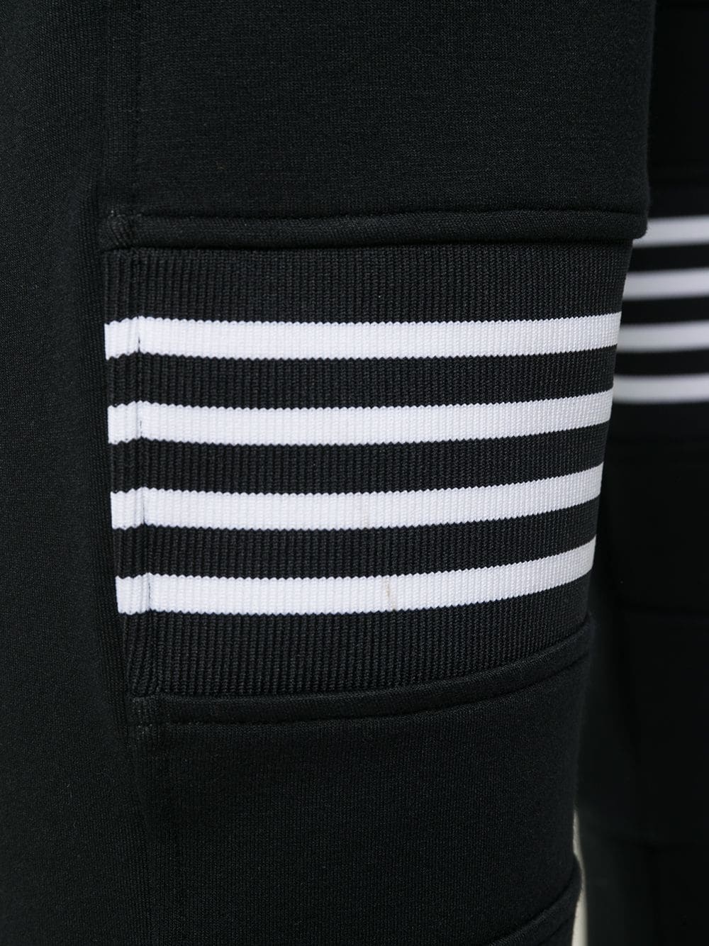 striped panel track pants - 5