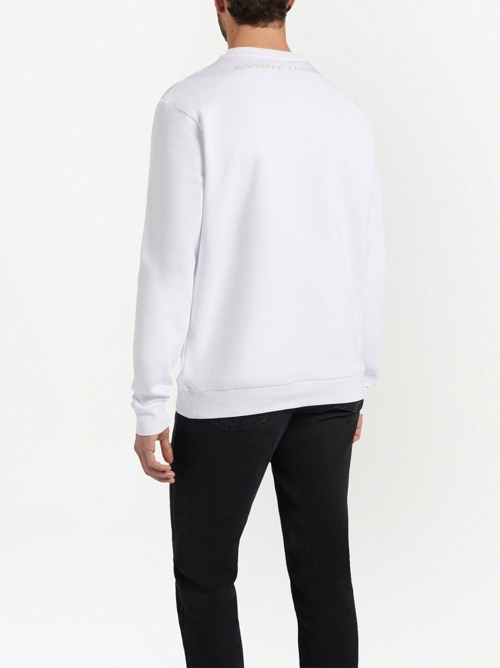 logo cotton sweatshirt - 4