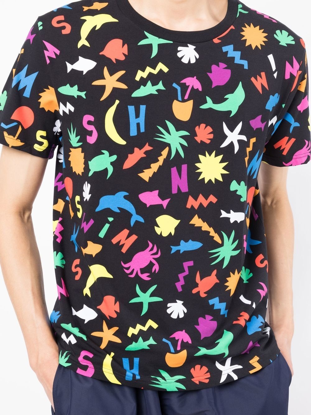 graphic print cotton T-shirt - 5