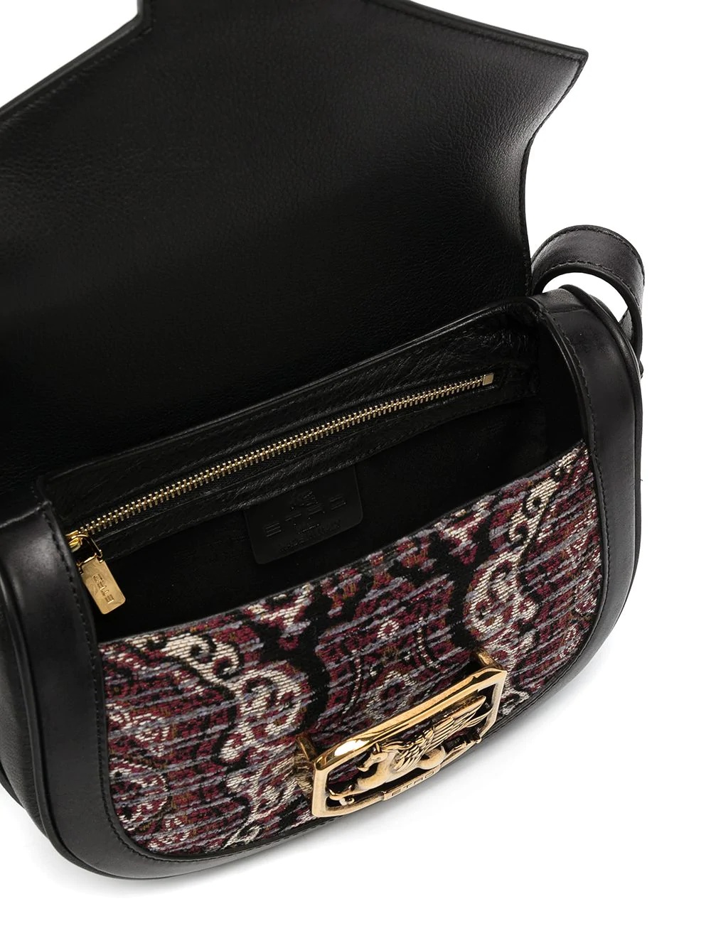 jacquard logo crossbody bag - 5