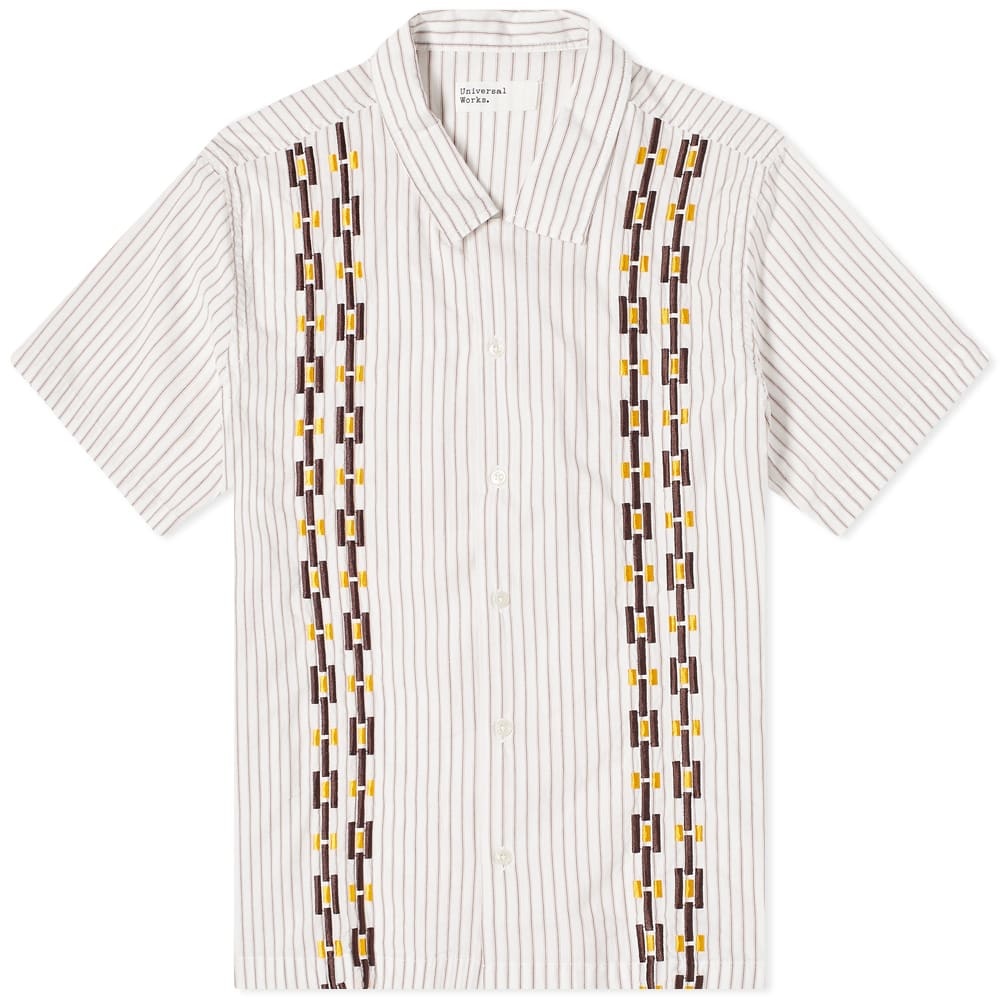 Universal Works Chelsea Stripe Road Shirt - 1