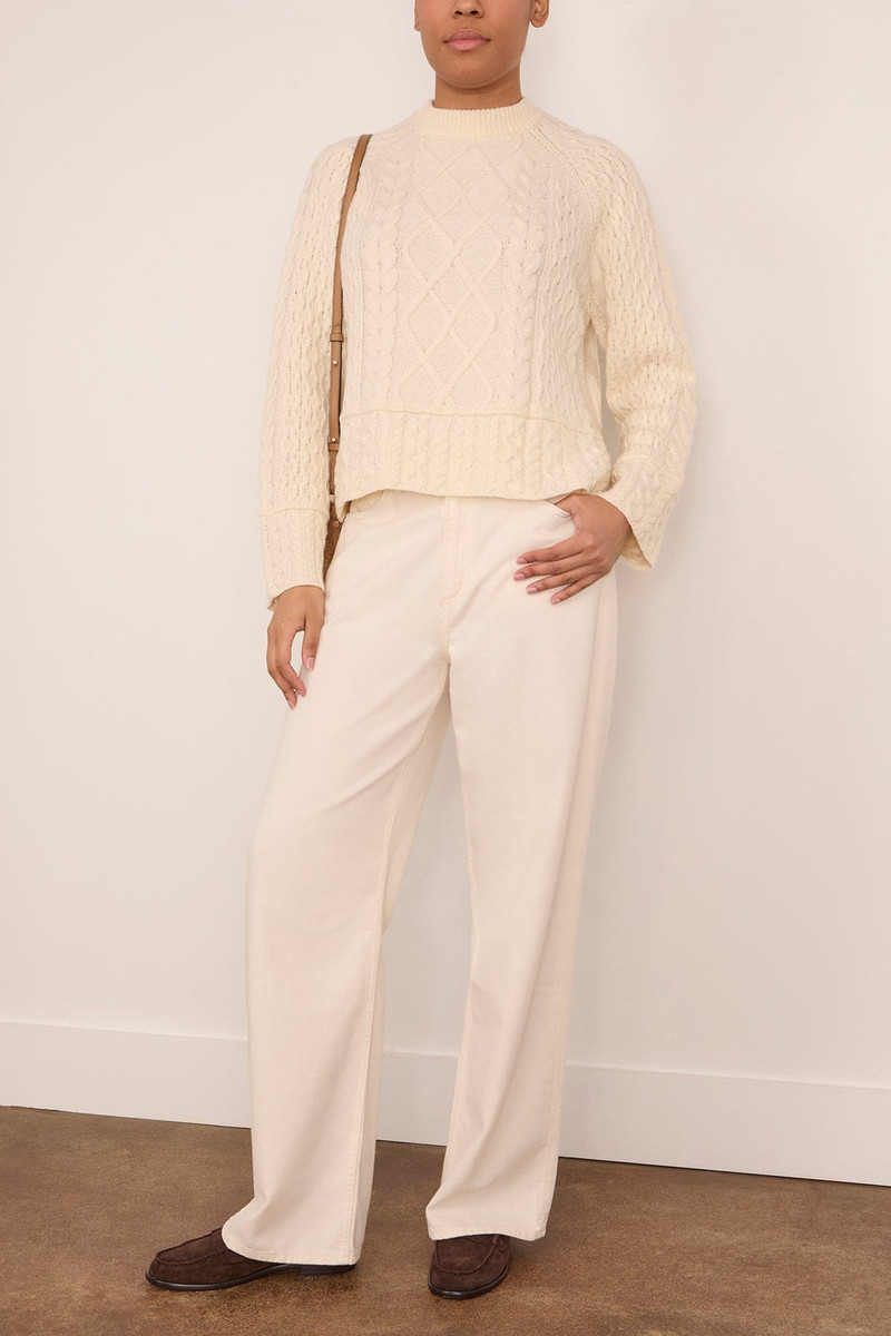 Vanessa Bruno Folk Top in Ecru outlook