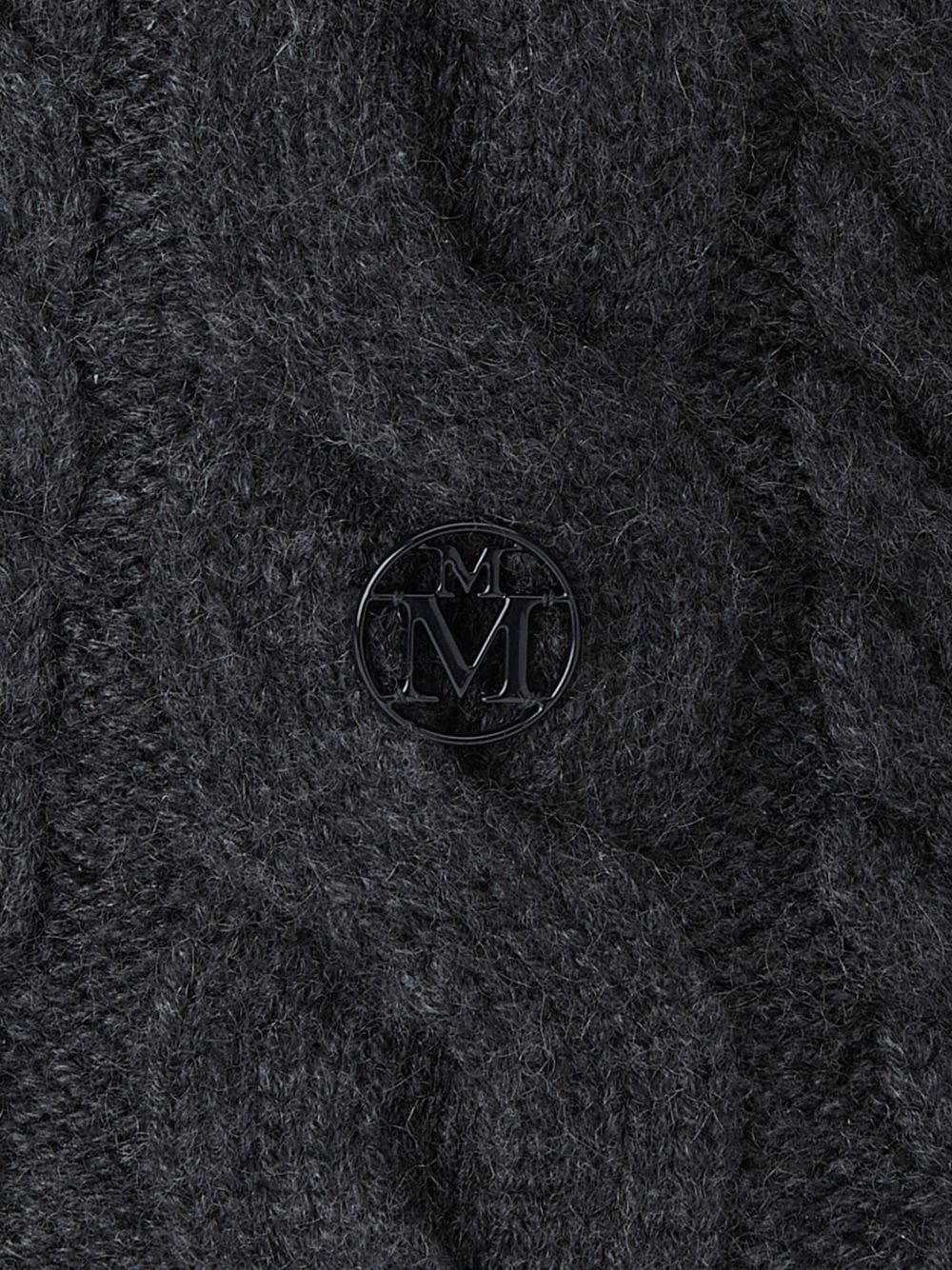logo-plaque cashmere beanie - 2