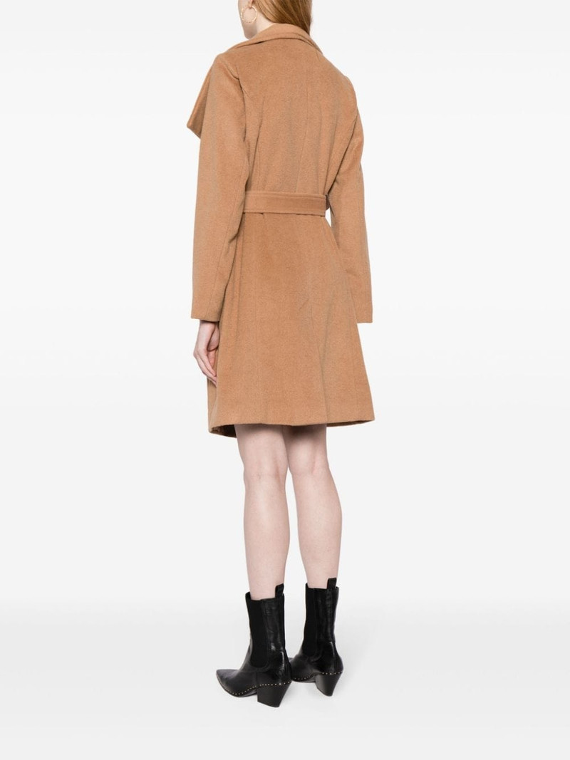 belted double-breasted coat 4