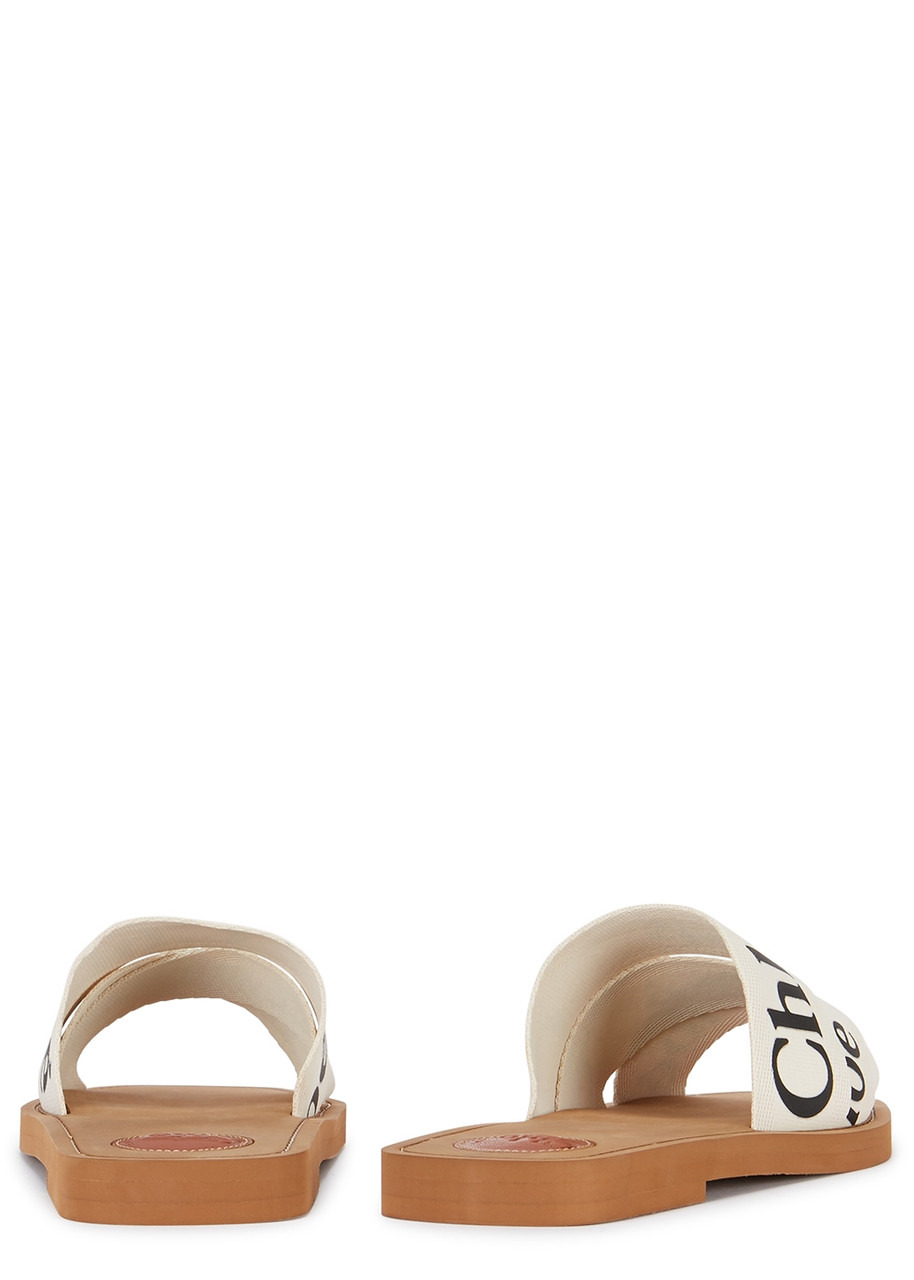 Woody logo-print sliders - 3