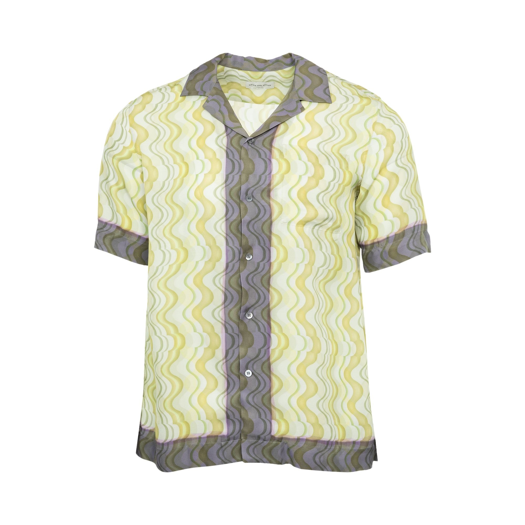 Dries Van Noten Carltone Shirt 'Lime' - 1