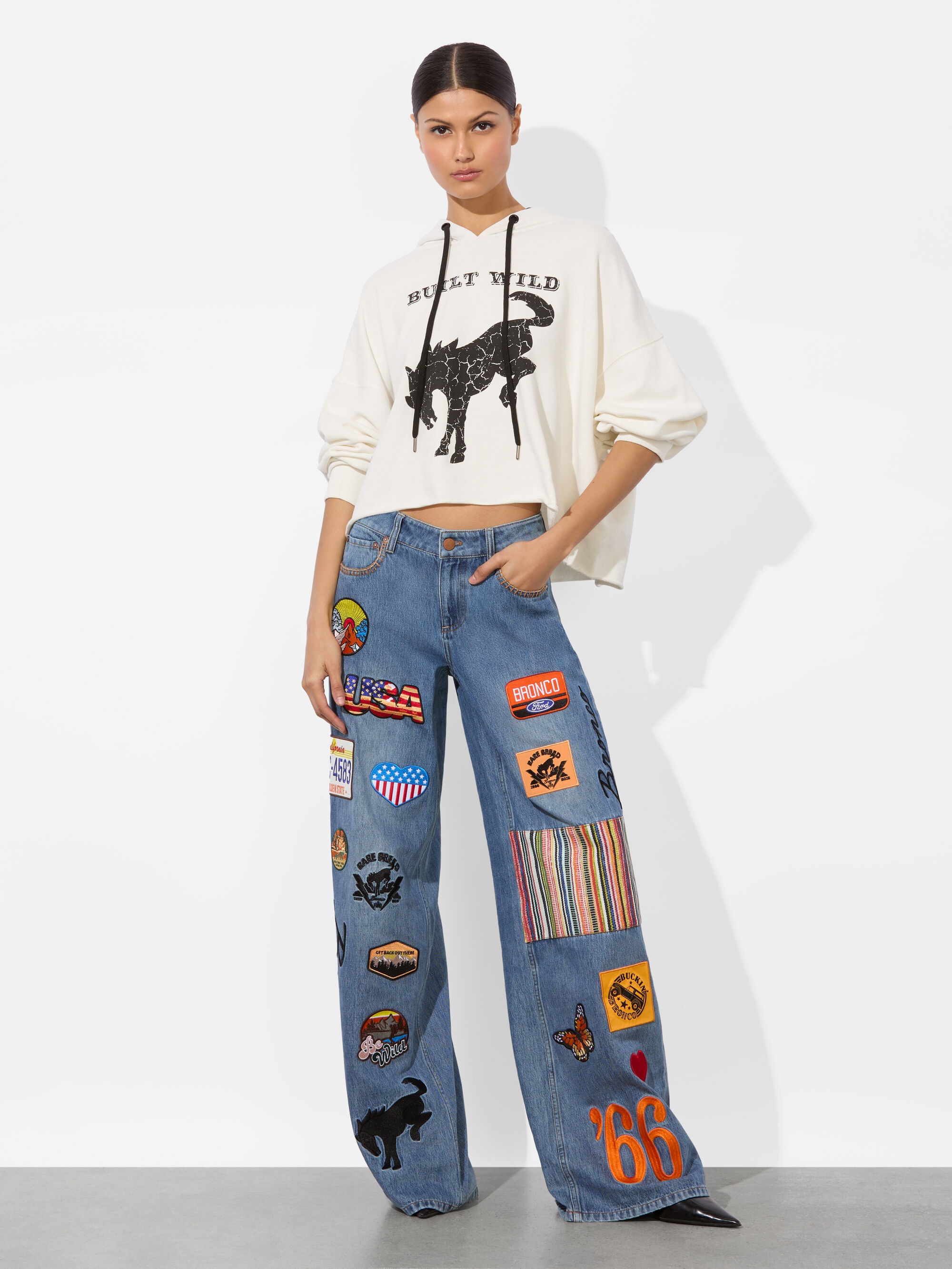 A+O X BRONCO SUNNY CROPPED HOODIE - 6