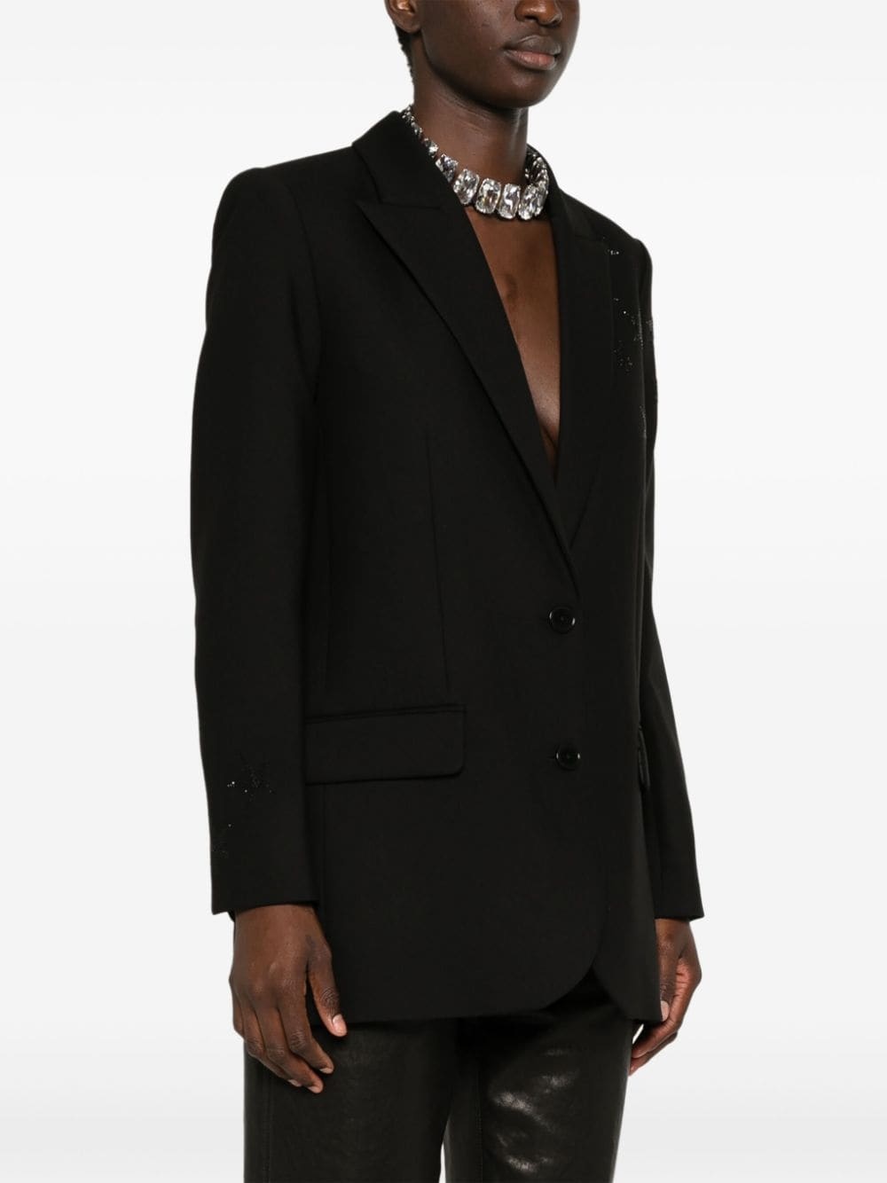 rhinestone-embellished blazer - 3