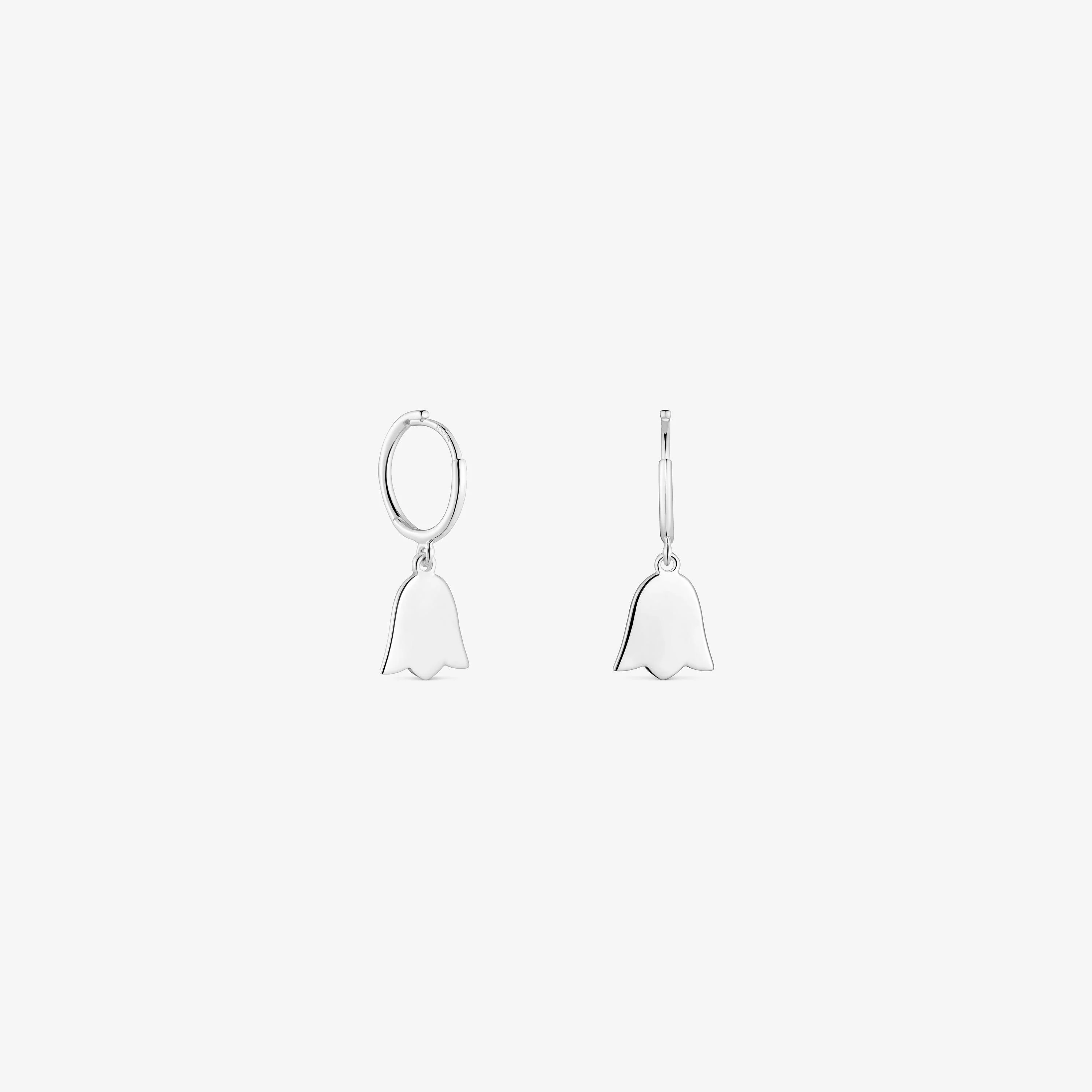 Silver Hoop earrings with tulip motif TOUS Motifs - 1